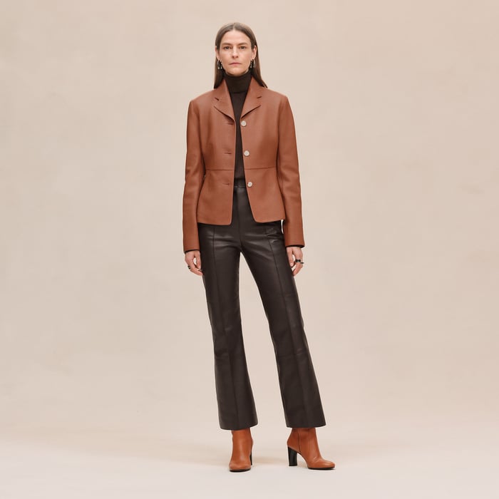 Marron Fauve Equestrian Jacket