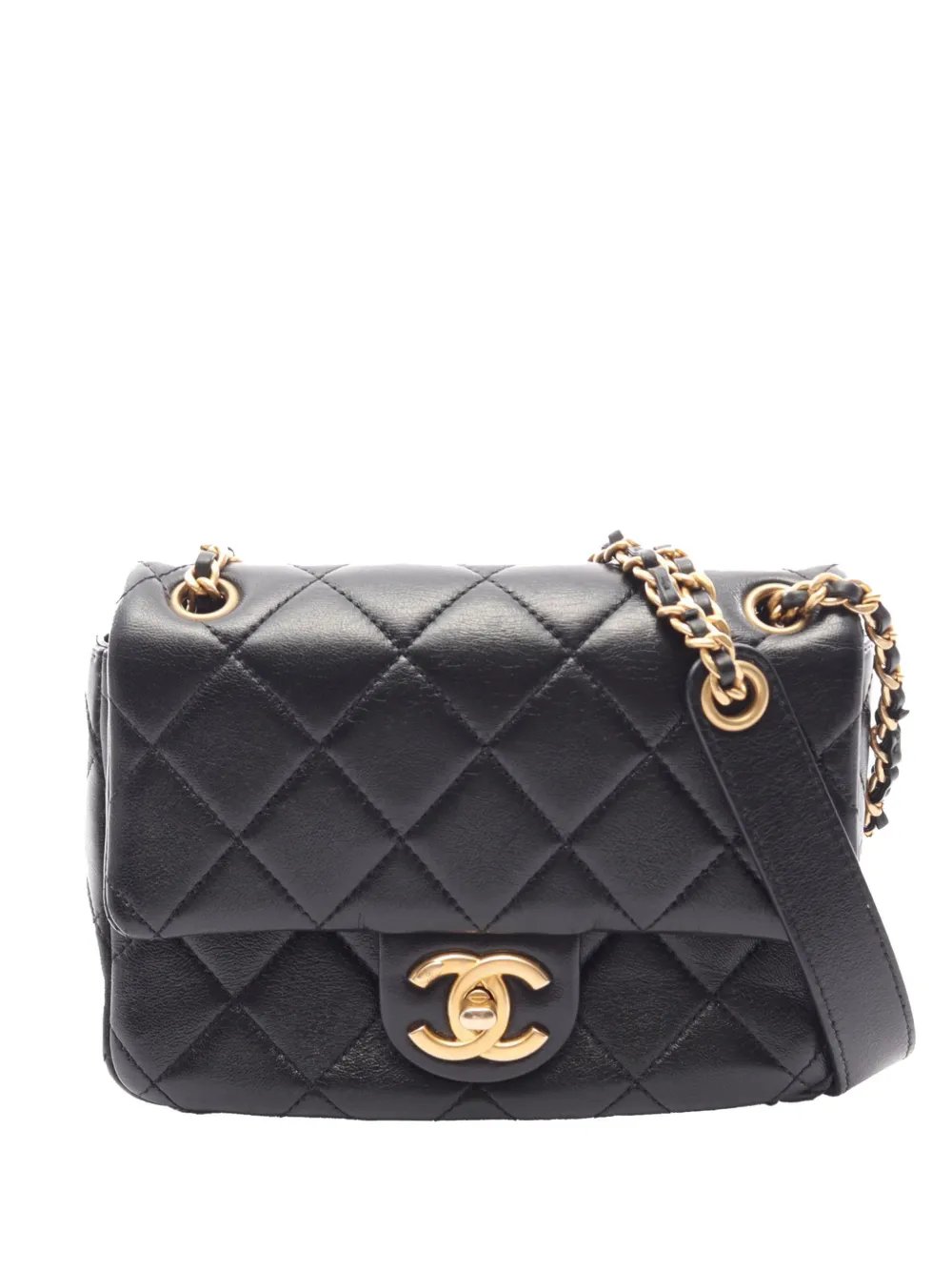 2021-2026 Mini Square Classic Lambskin Single Flap handbag