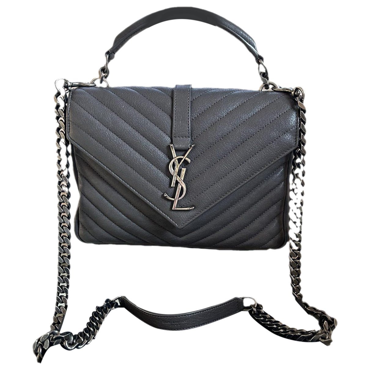 Collége monogramme leather handbag
