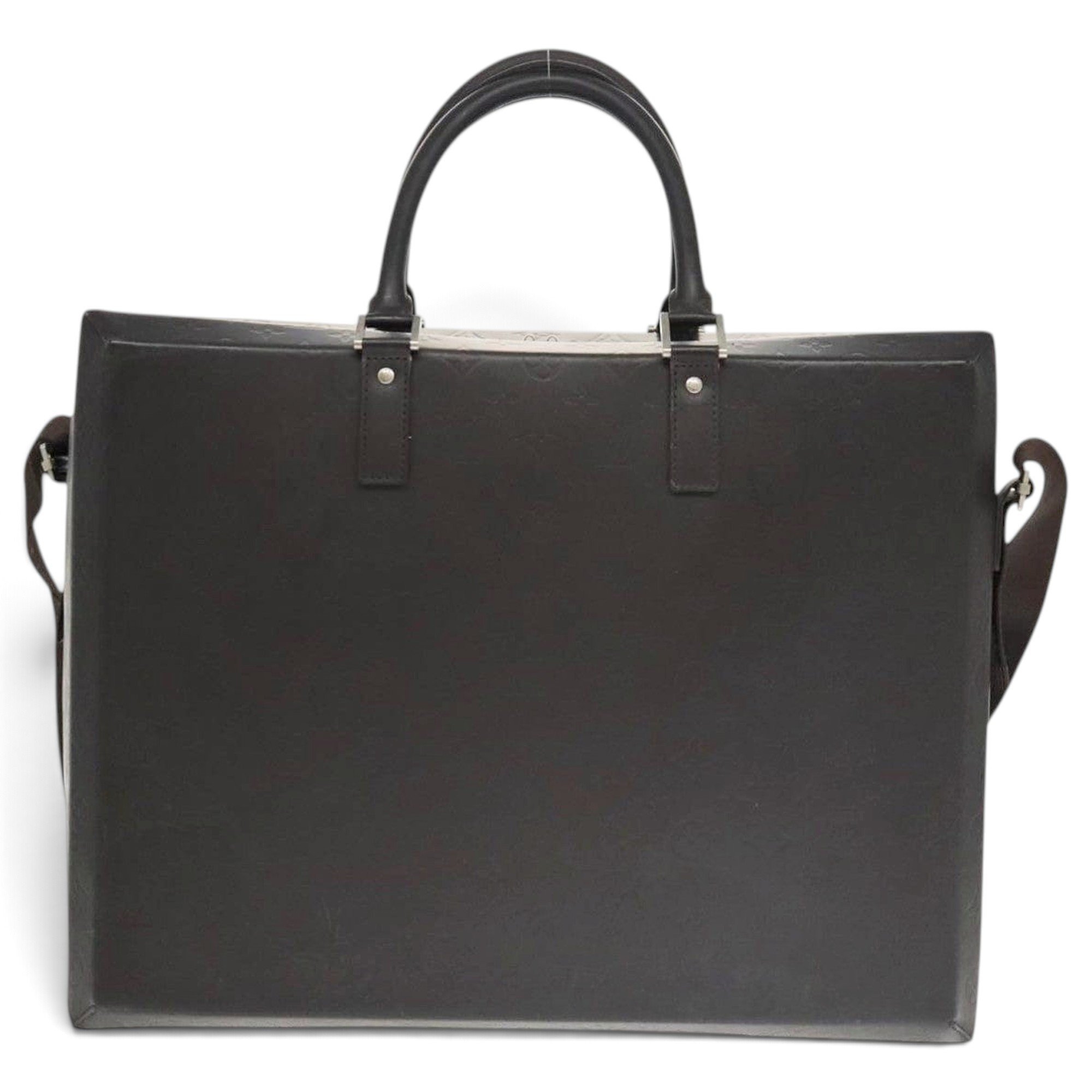 Leather bowling bag