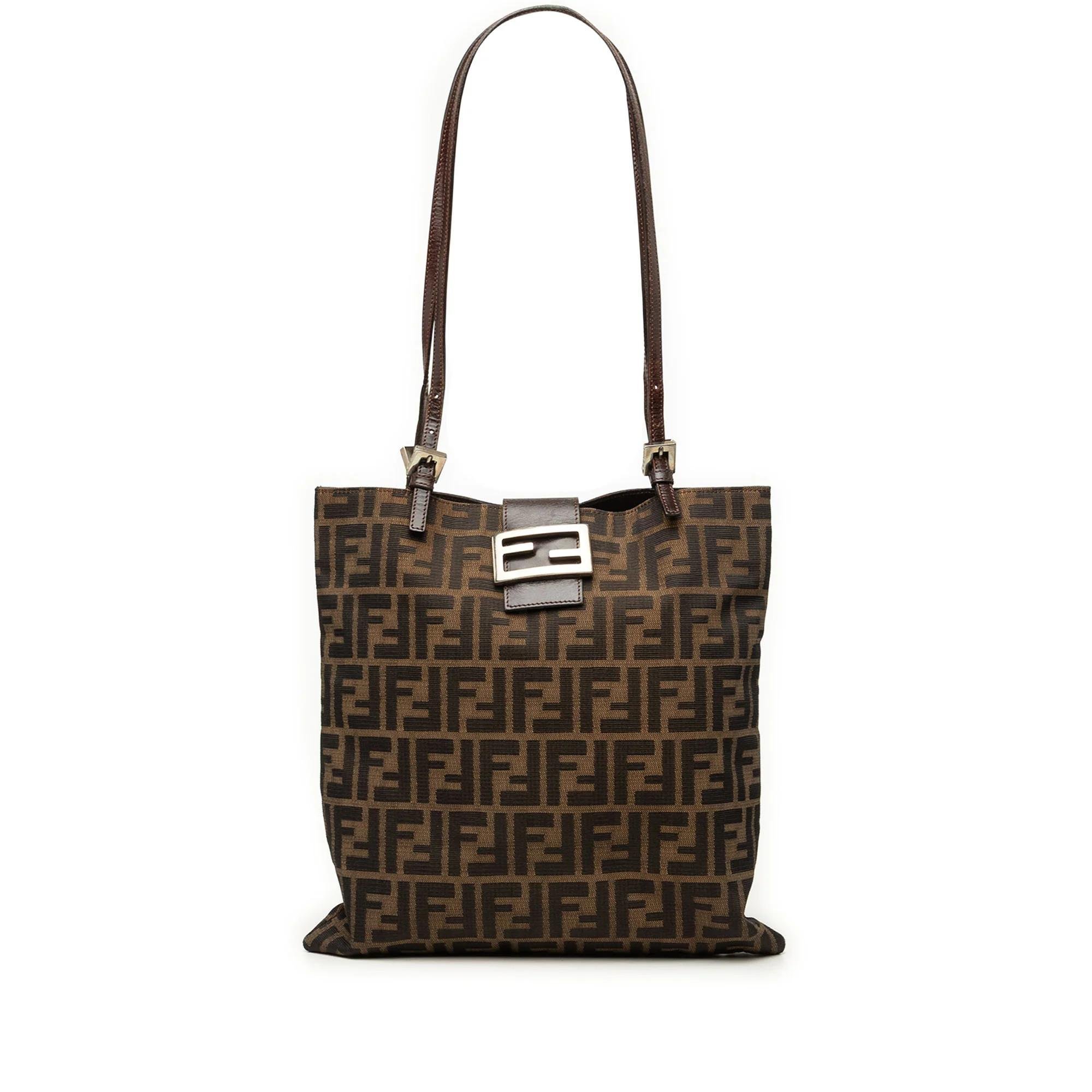 Pocket leather tote
