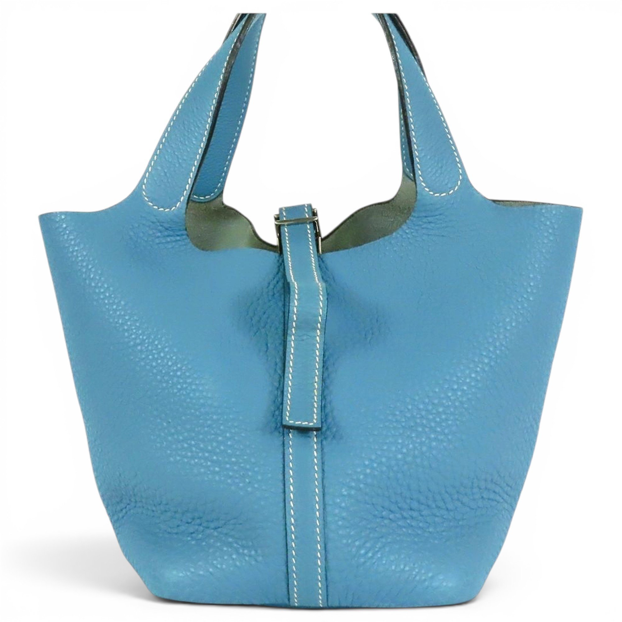 Picotin leather handbag