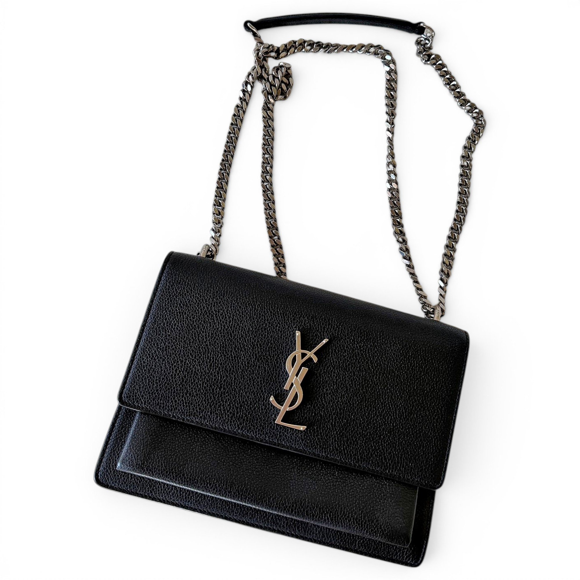 Sunset leather crossbody bag