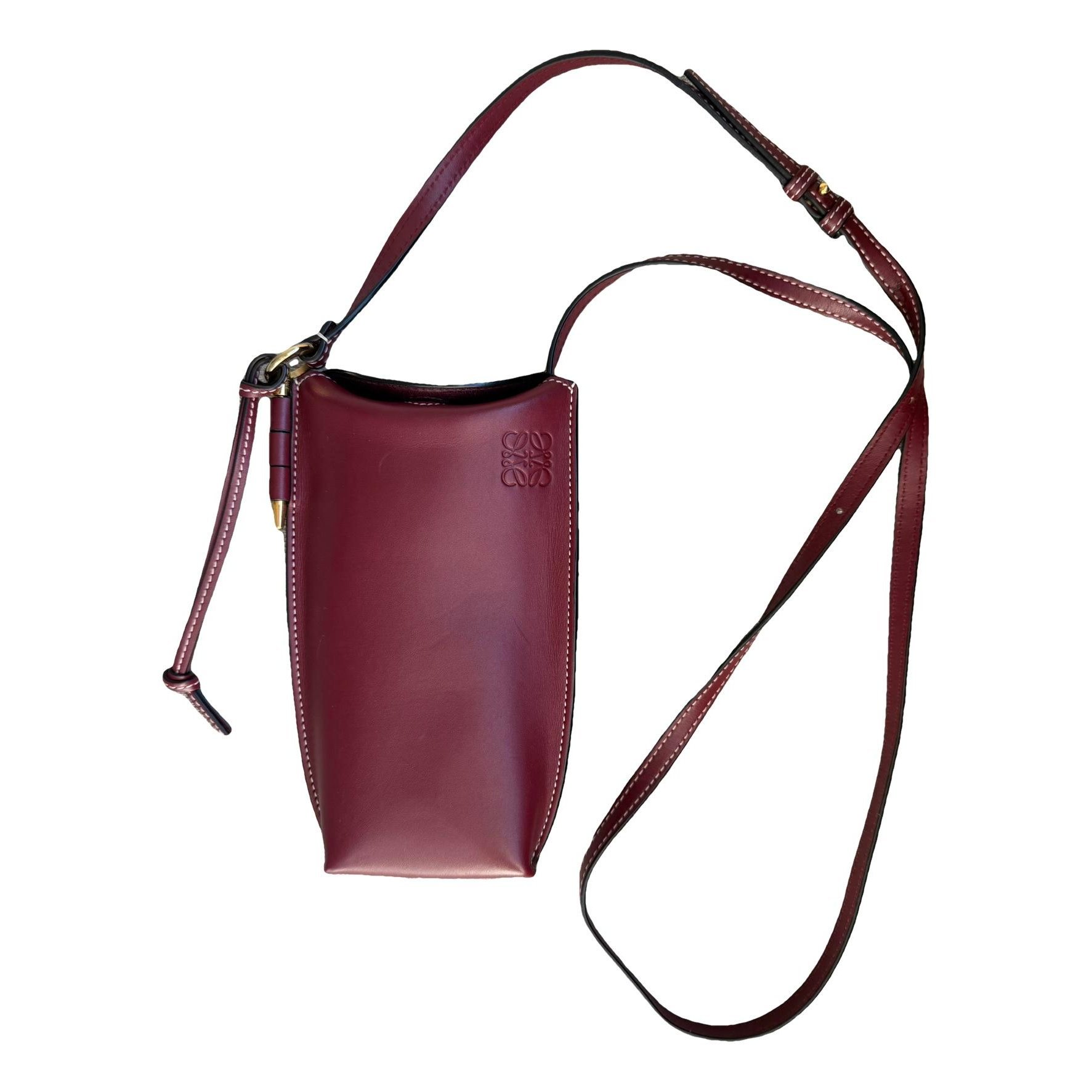 Gate Pocket leather crossbody bag
