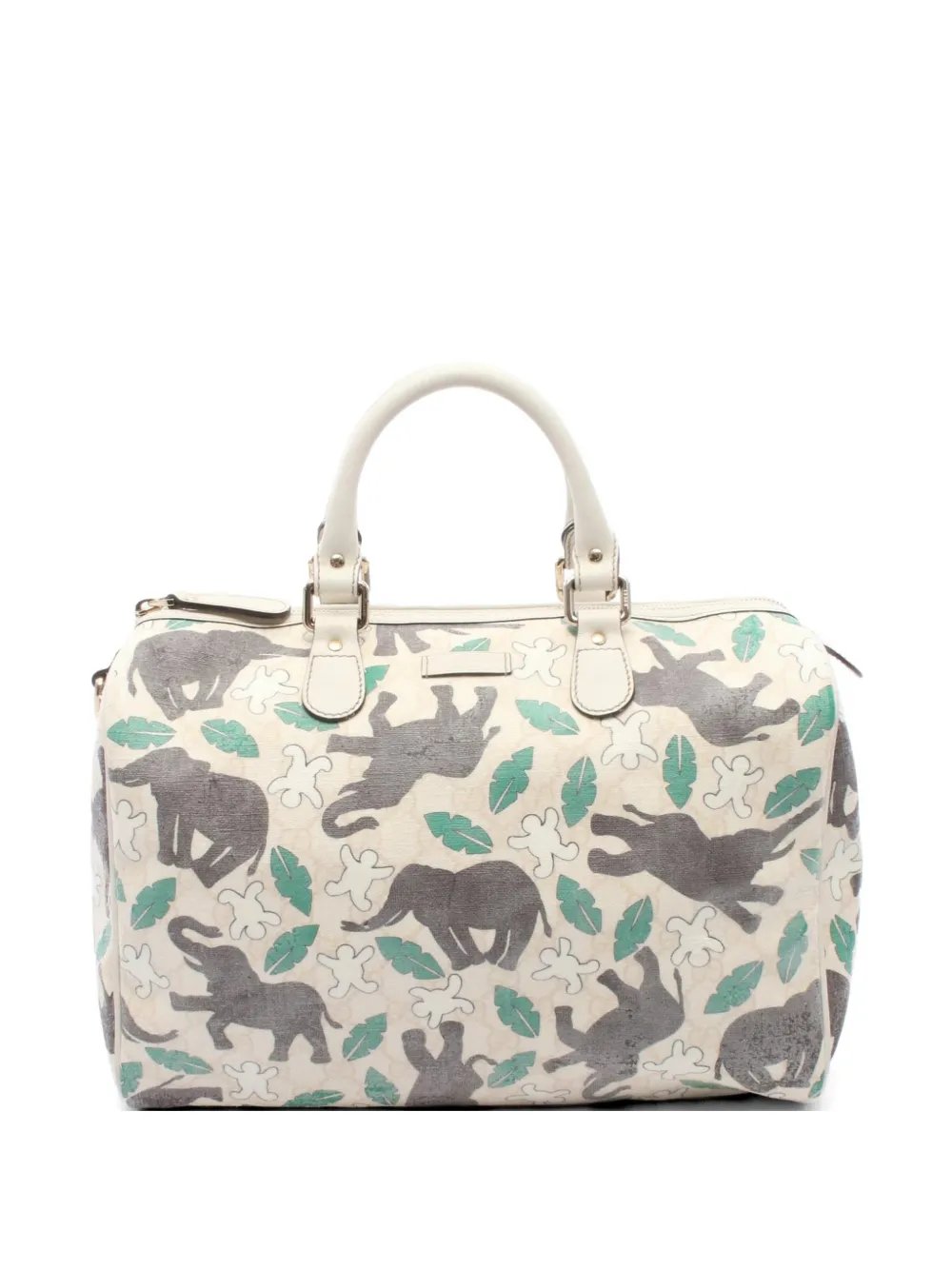 2000s GG Supreme elephant boston bag