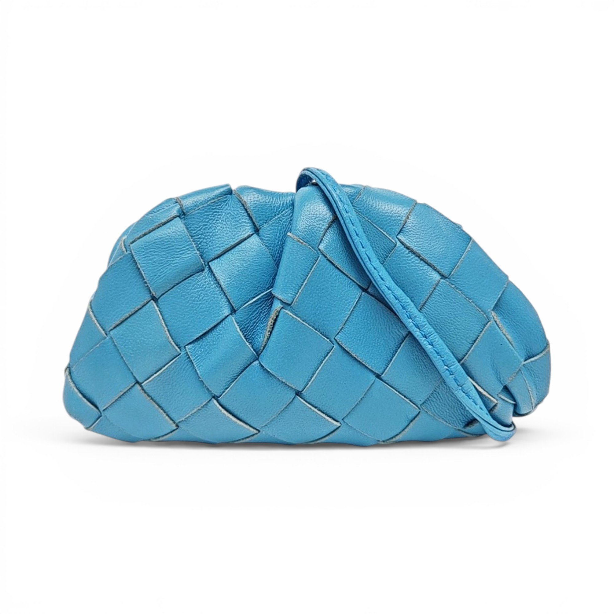 Pouch leather handbag