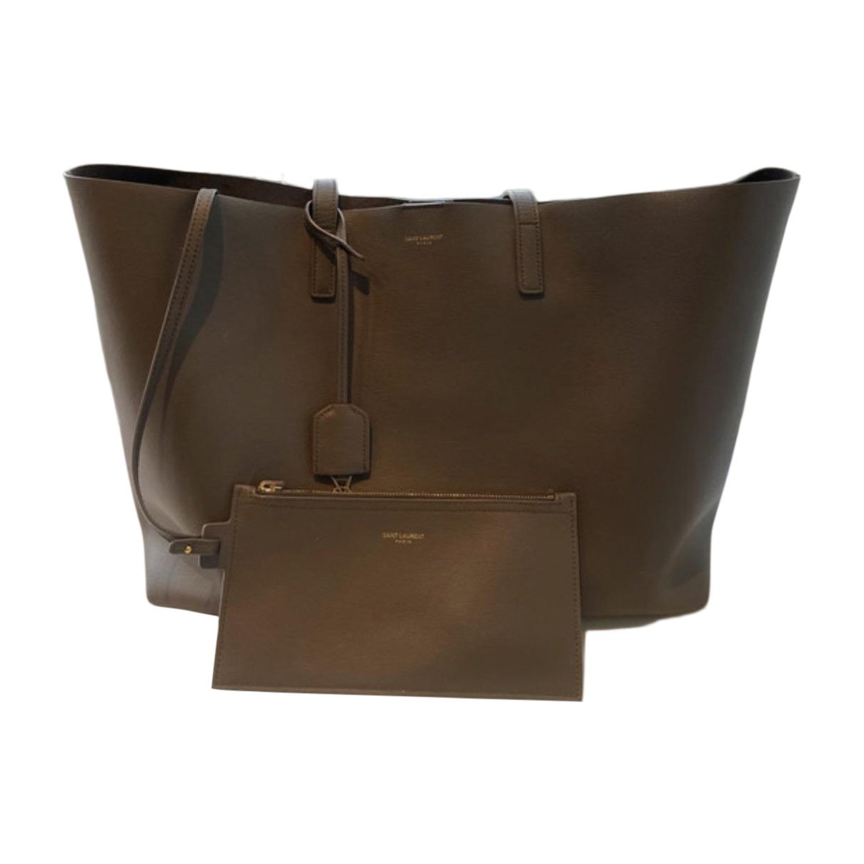 Leather tote