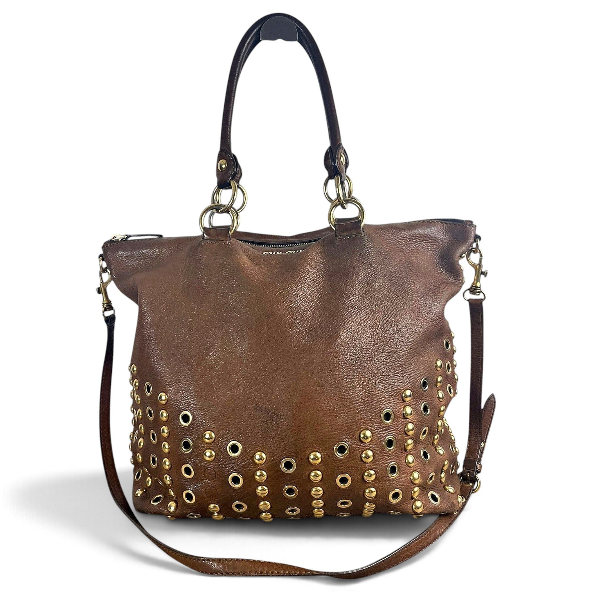 Leather handbag