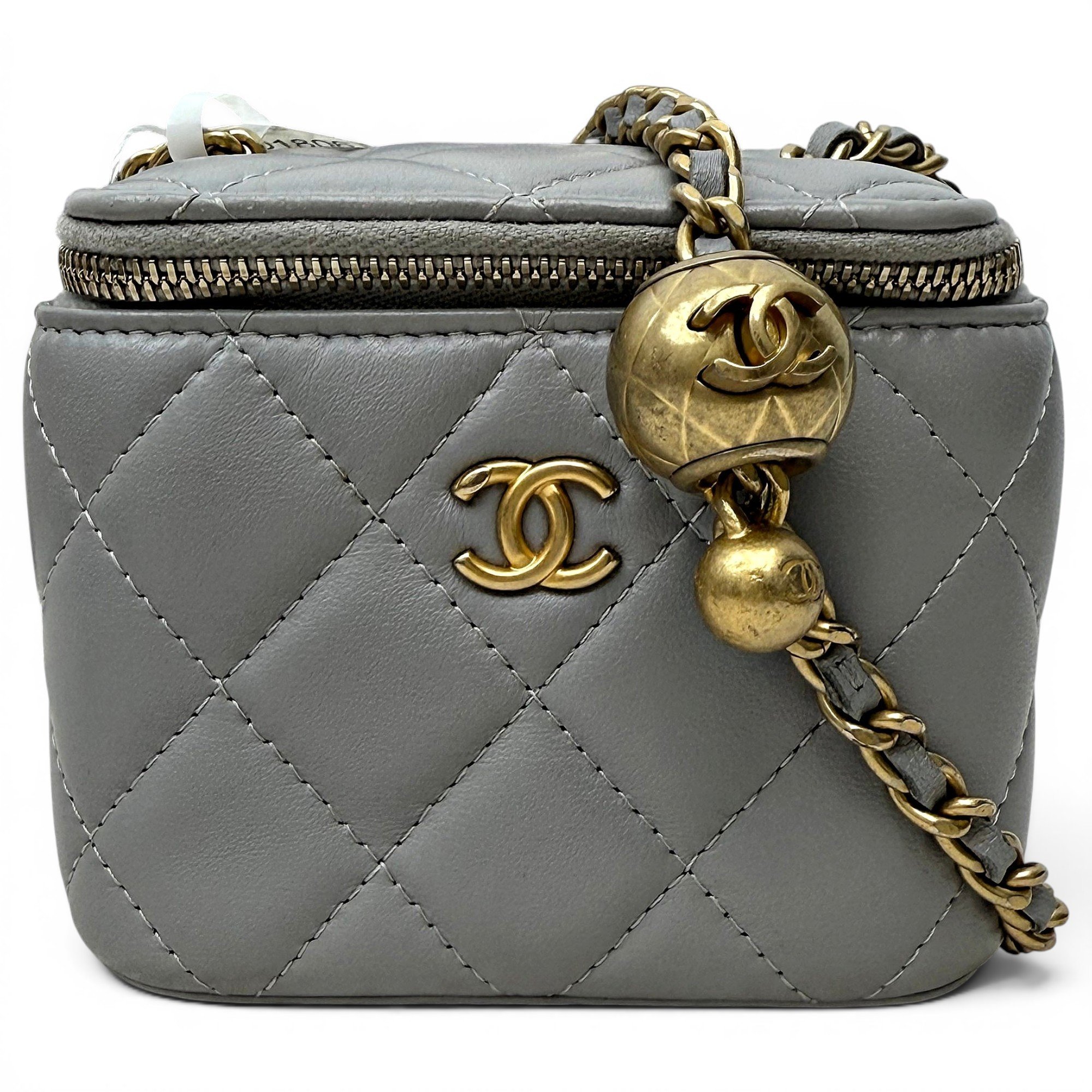 Trendy CC Vanity leather handbag