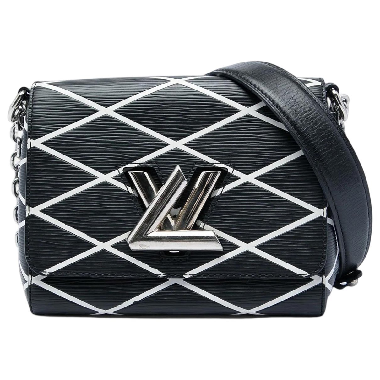 Twist leather crossbody bag
