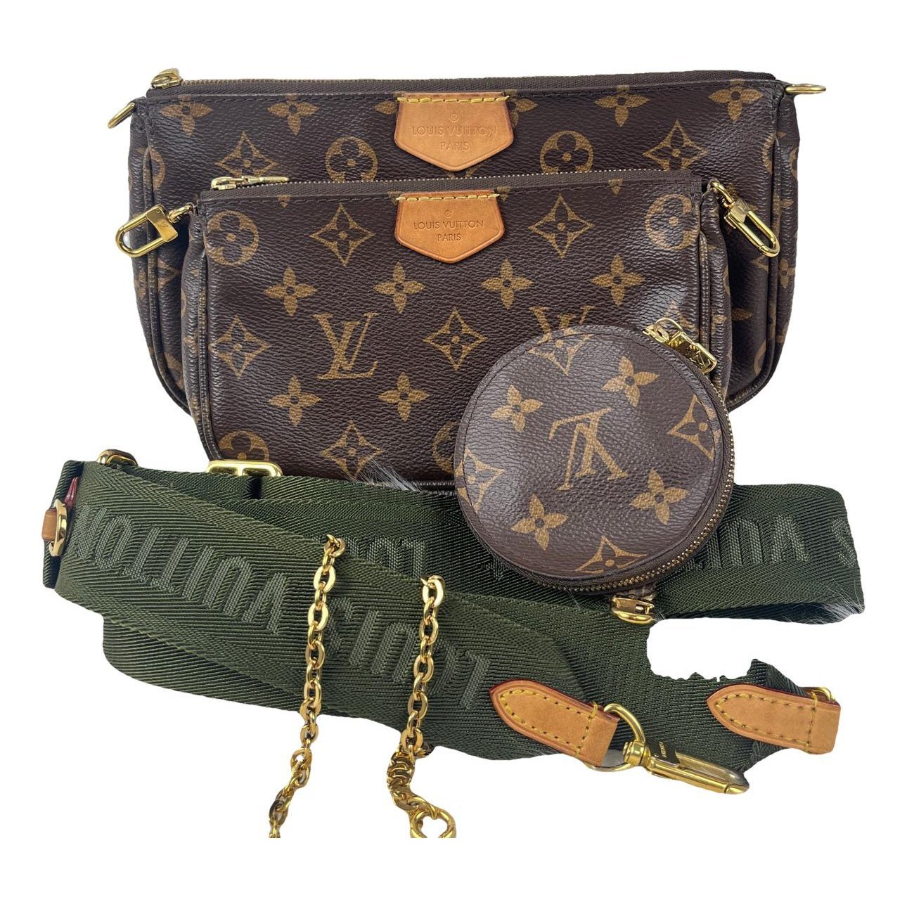 Multi Pochette Accessoires leather handbag