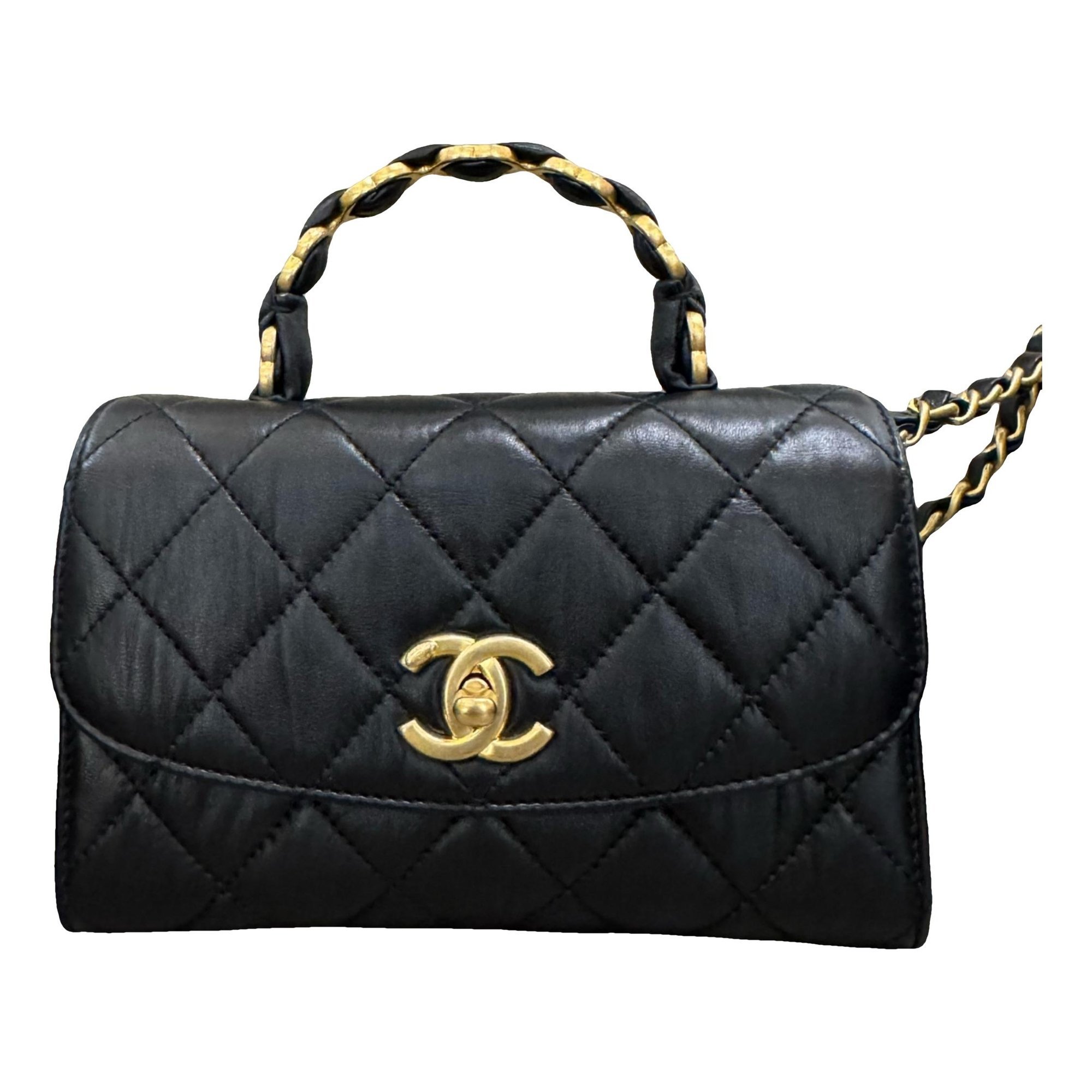 Coco Handle leather handbag