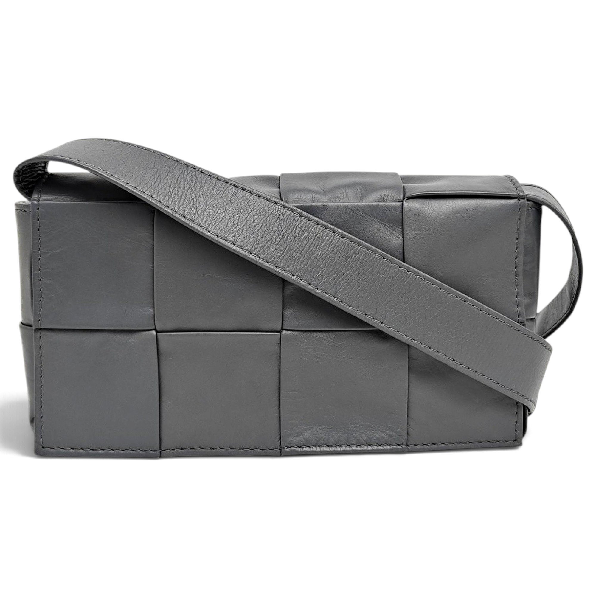 Brick Cassette leather handbag
