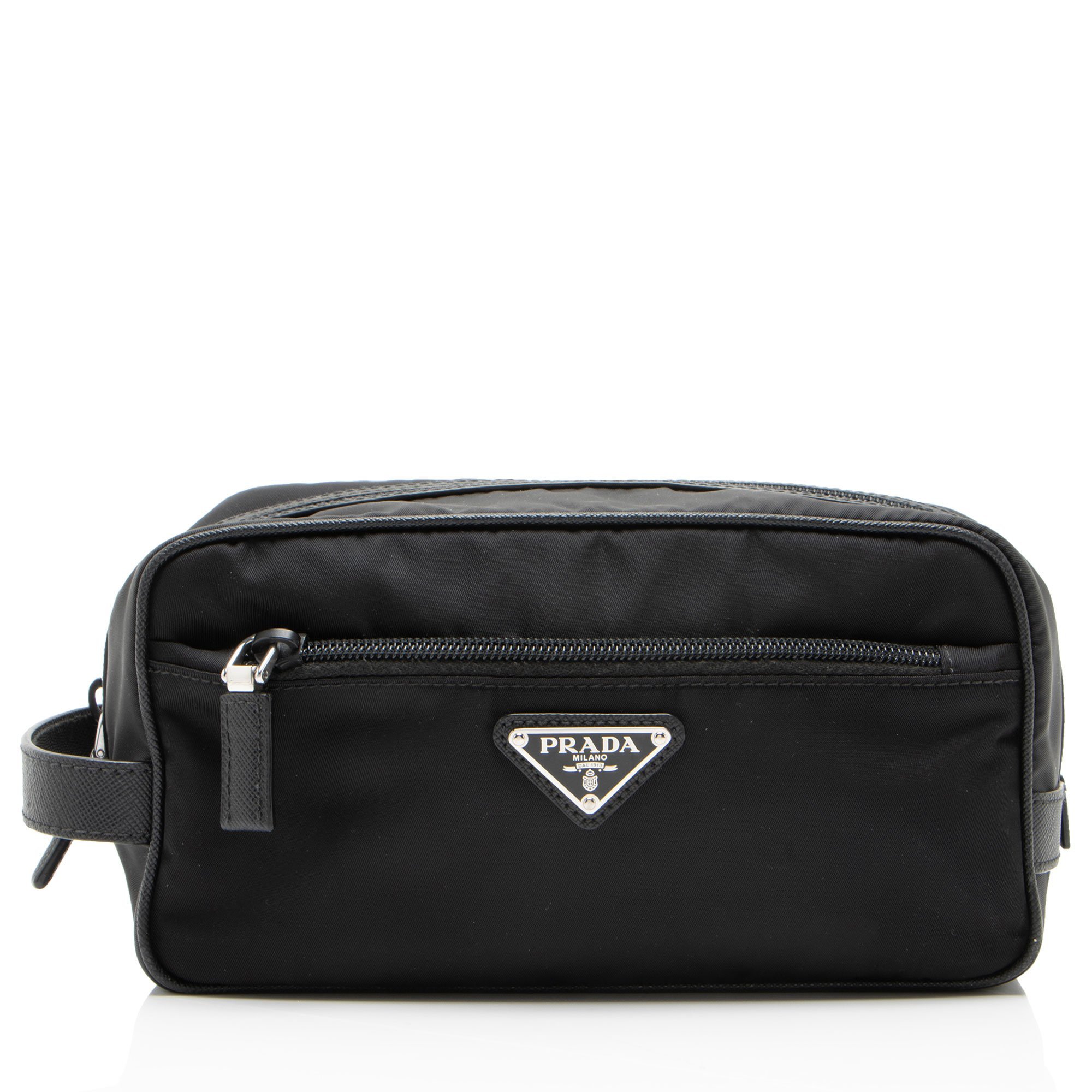 Leather vanity case
