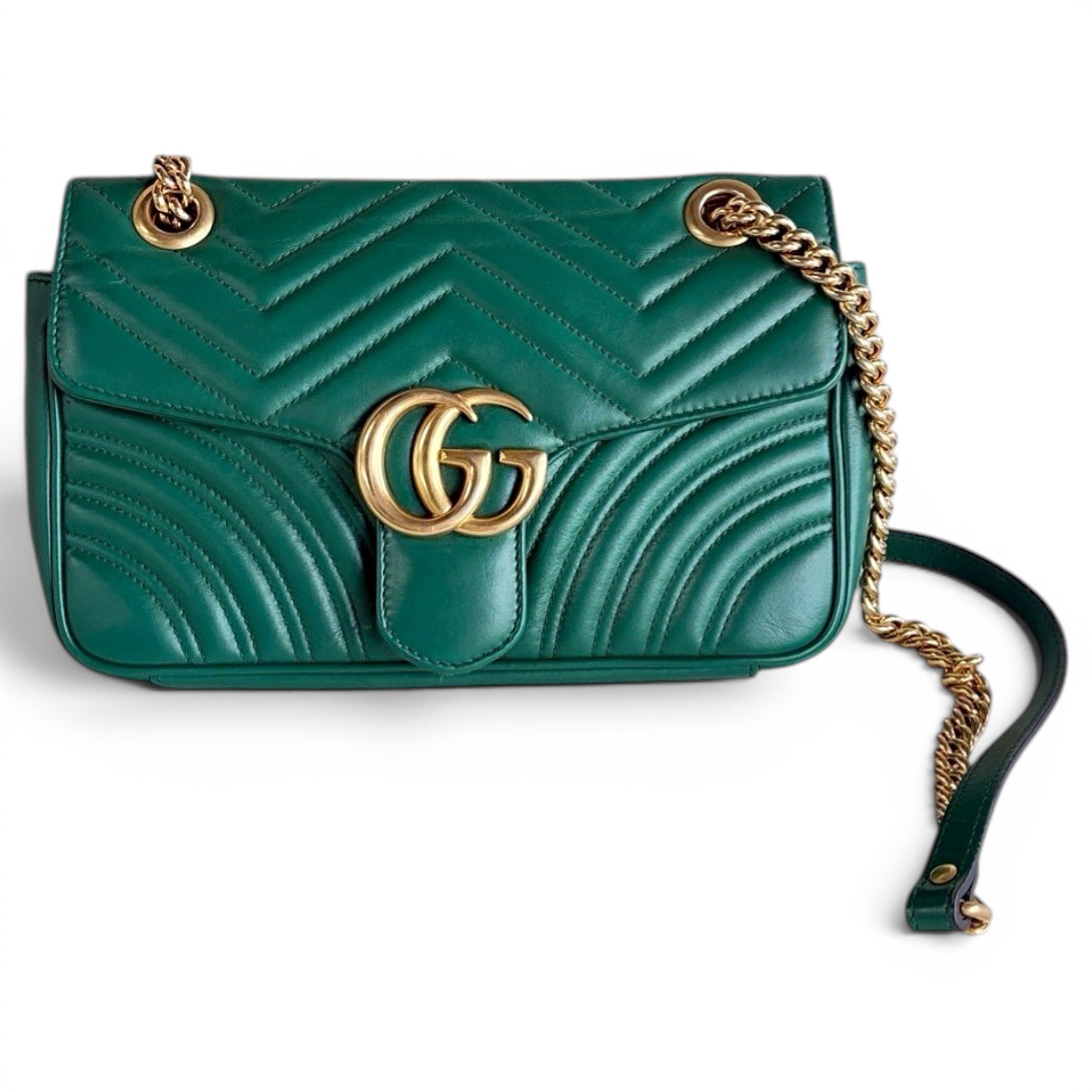 GG Marmont Flap leather handbag