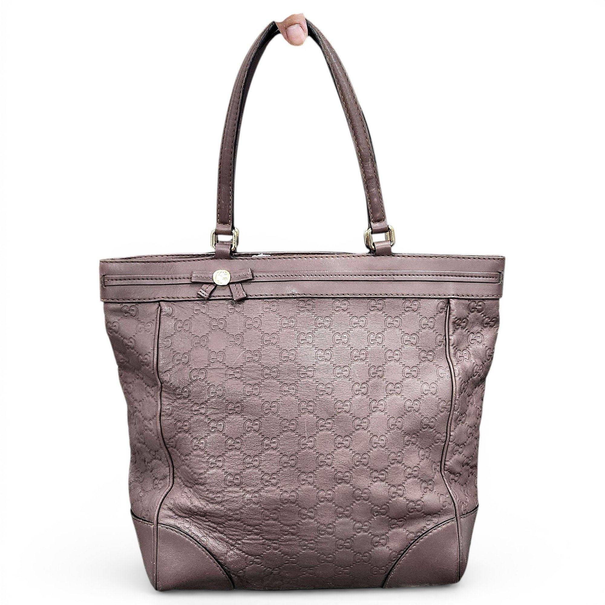 Leather handbag