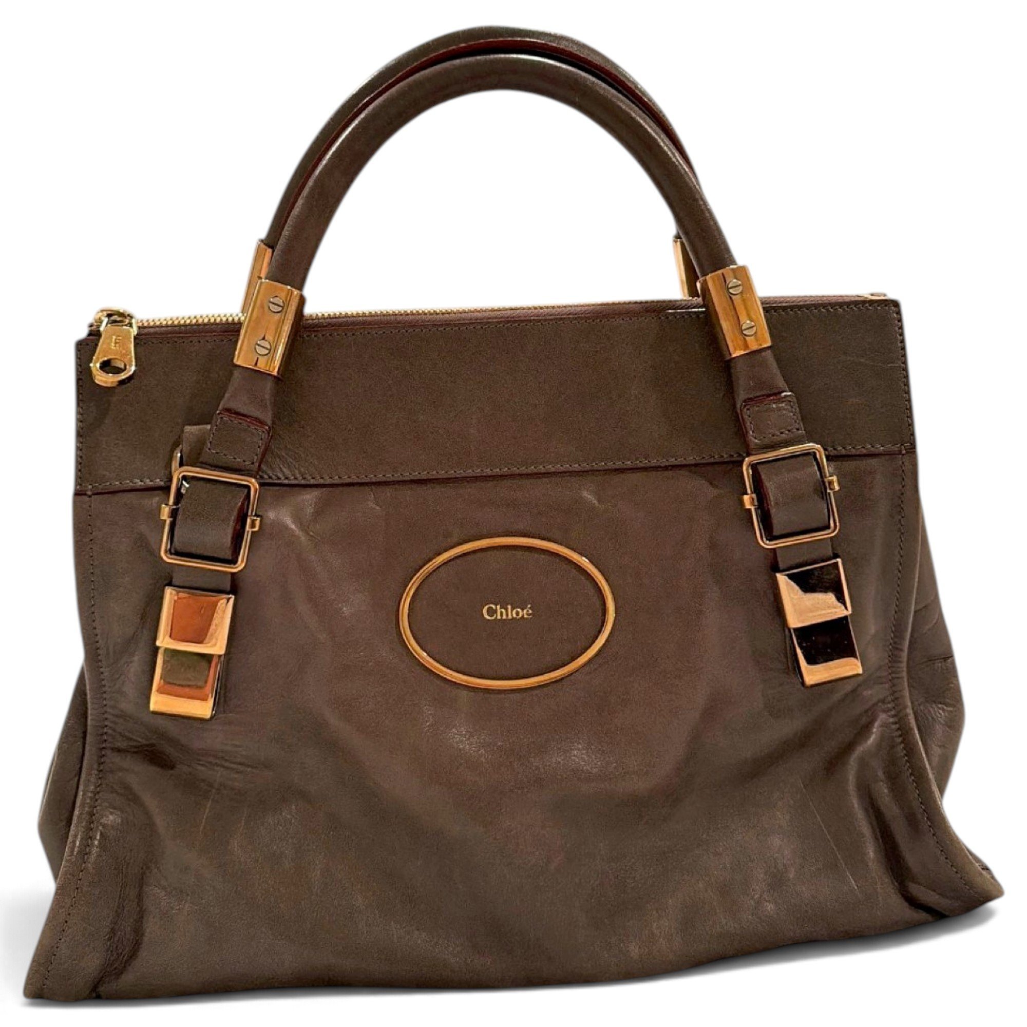 Leather handbag