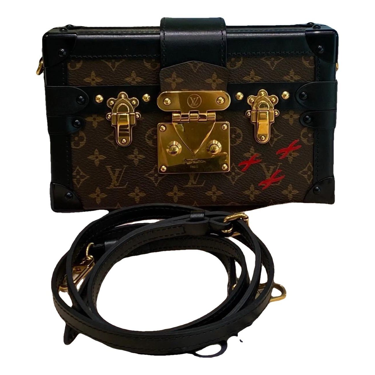 Petite Malle leather crossbody bag