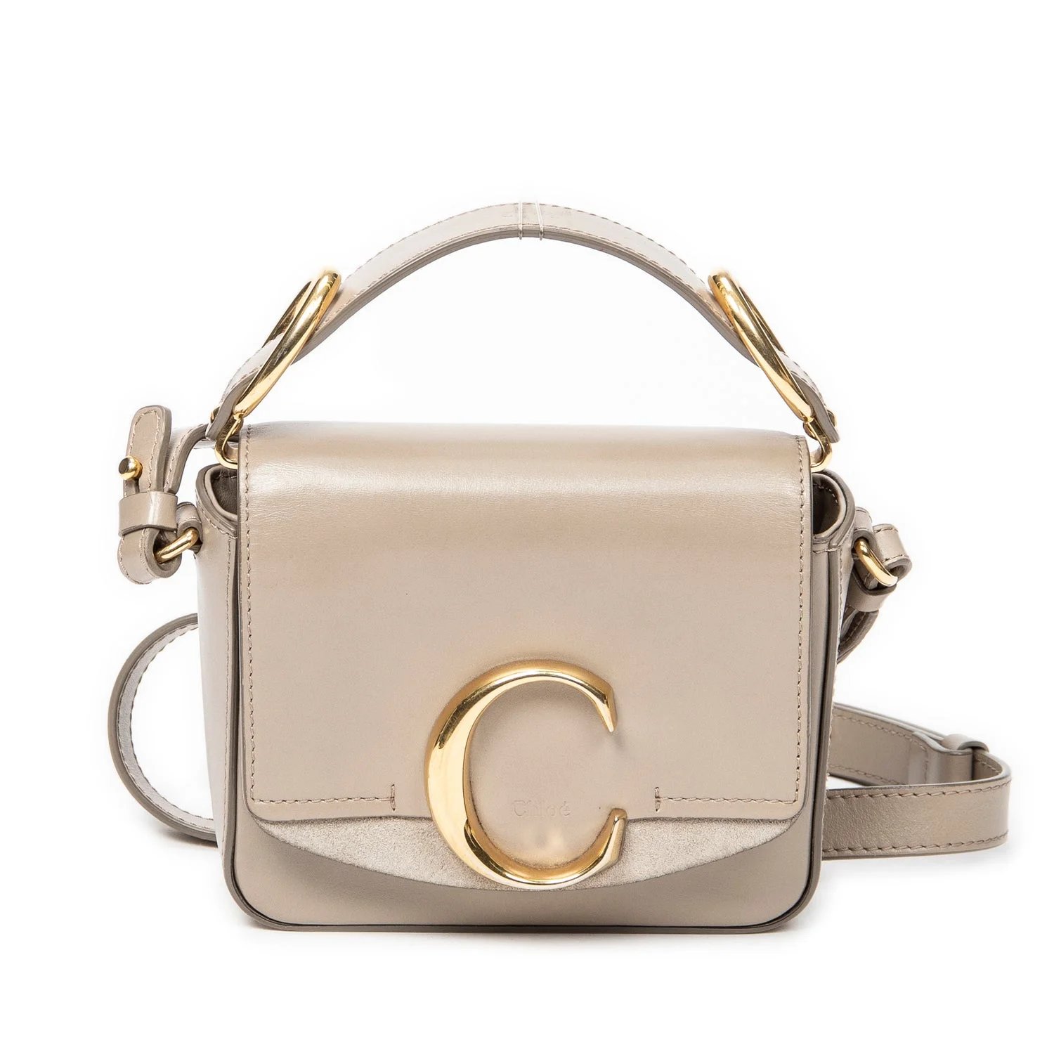 Leather Mini C Bag