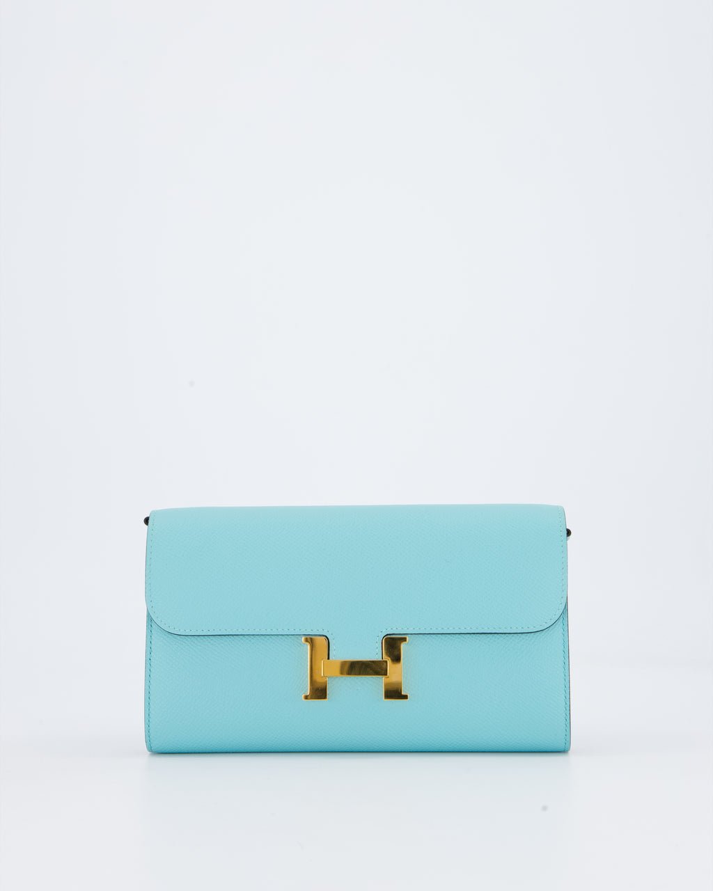 Hermès Constance To Go Bag in Blue Atoll Epsom Leather with Gold Hardware
