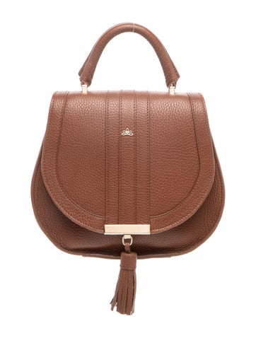 Leather Top Handle Bag