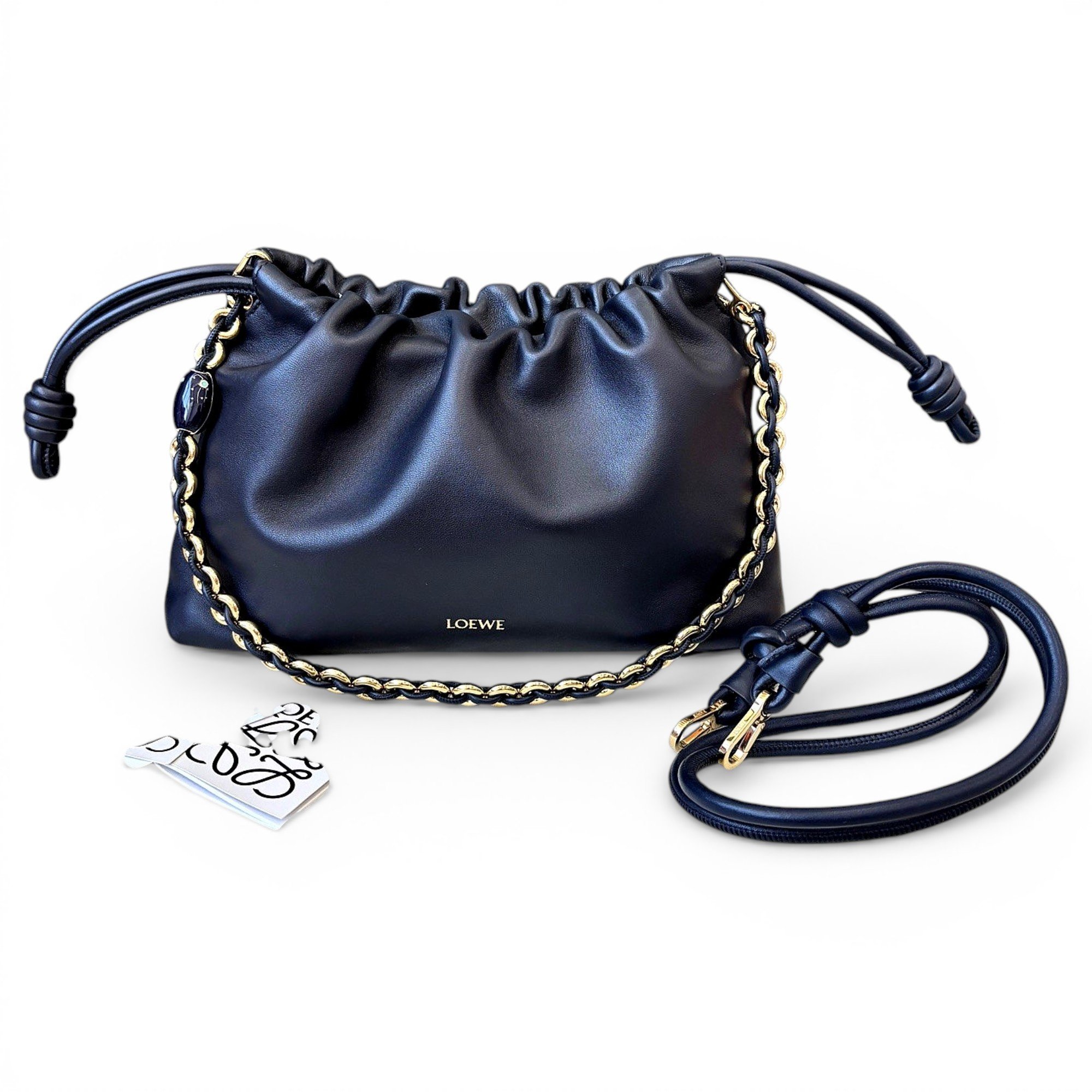 Flamenco leather handbag