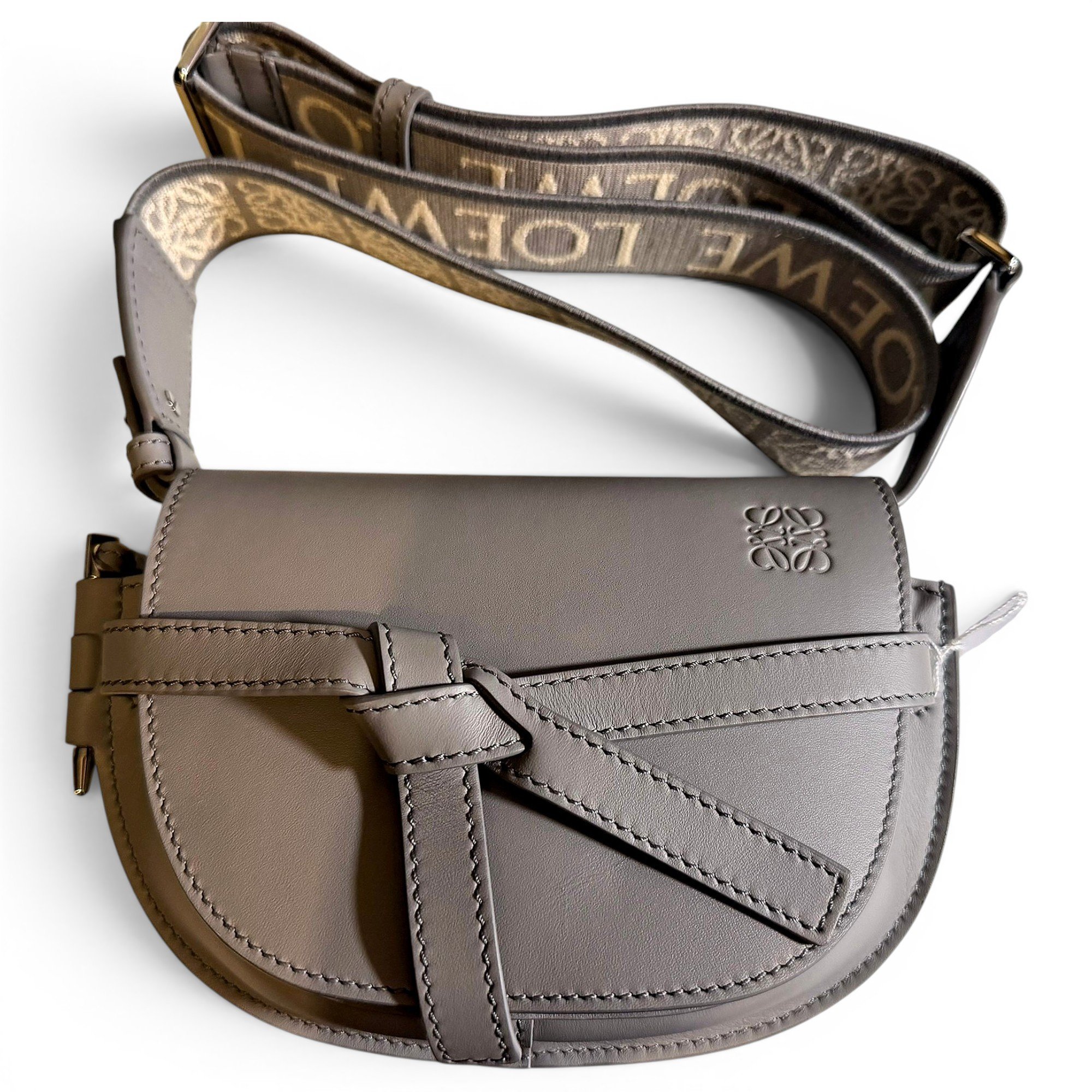 Gate leather crossbody bag