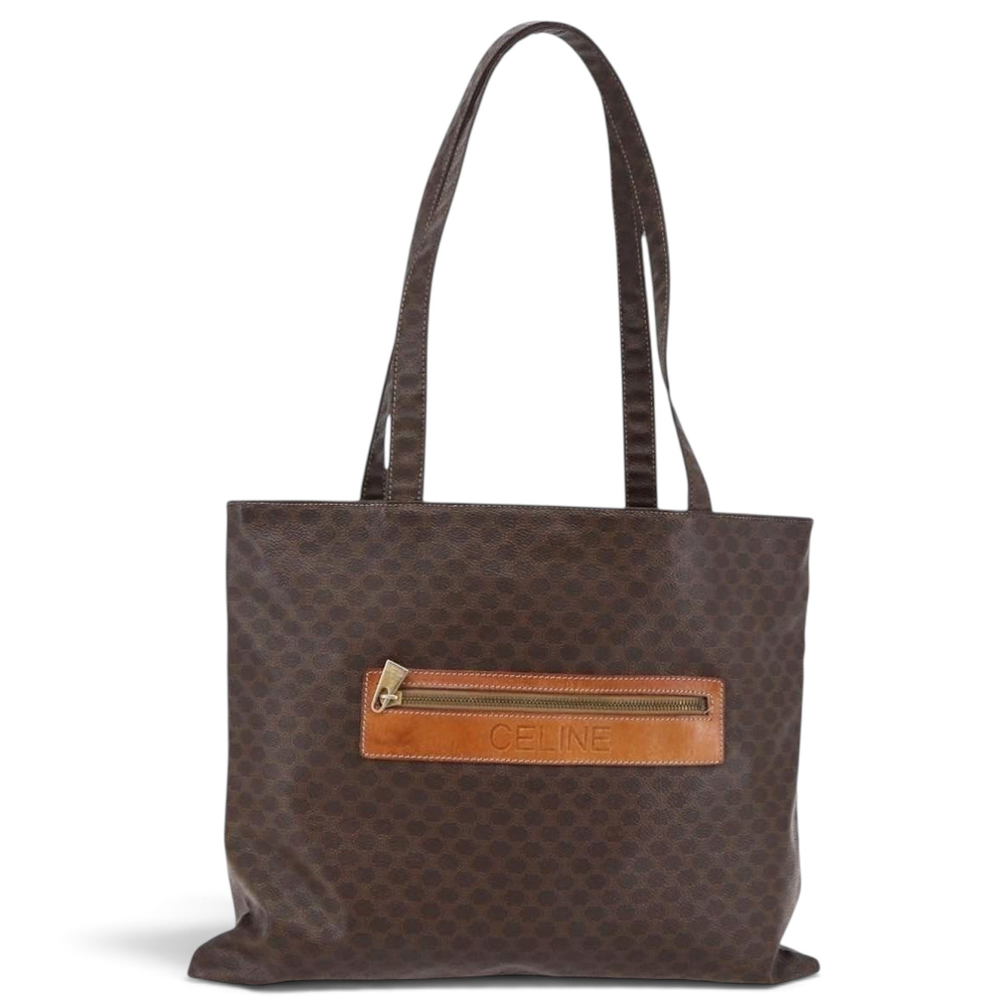 Leather tote