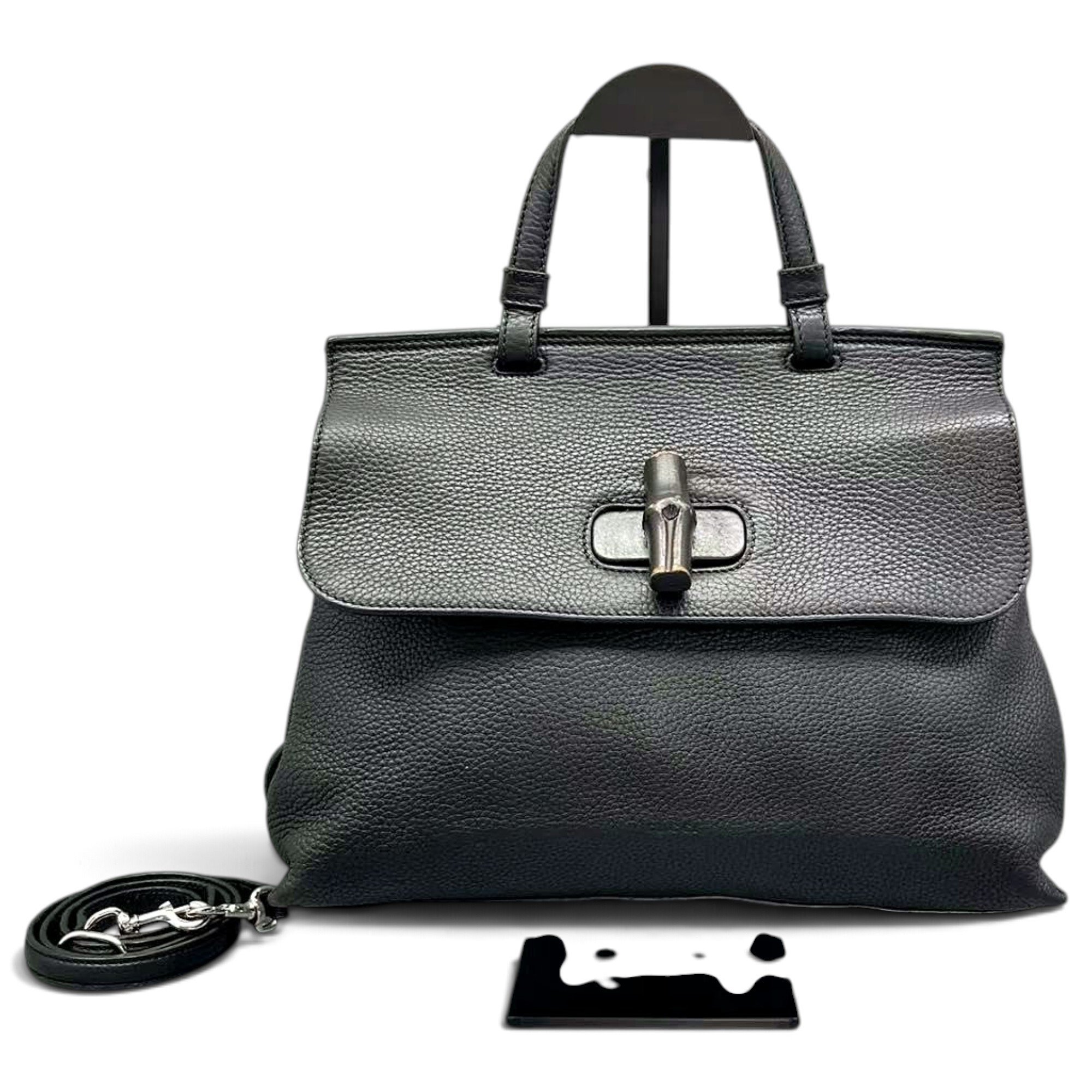 Bamboo Daily Top Handle leather handbag