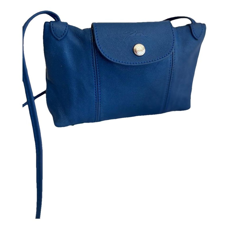 Pliage leather crossbody bag