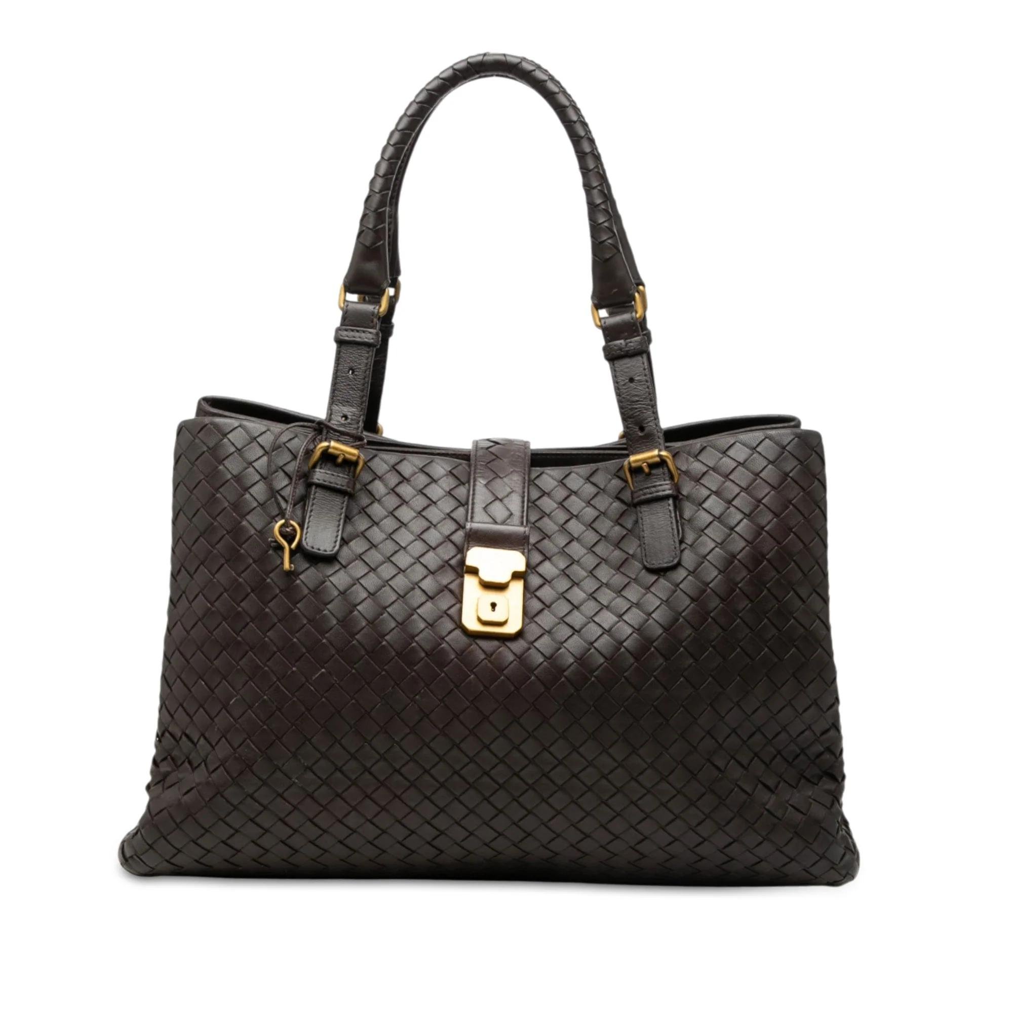 Bottega Veneta Roma leather tote