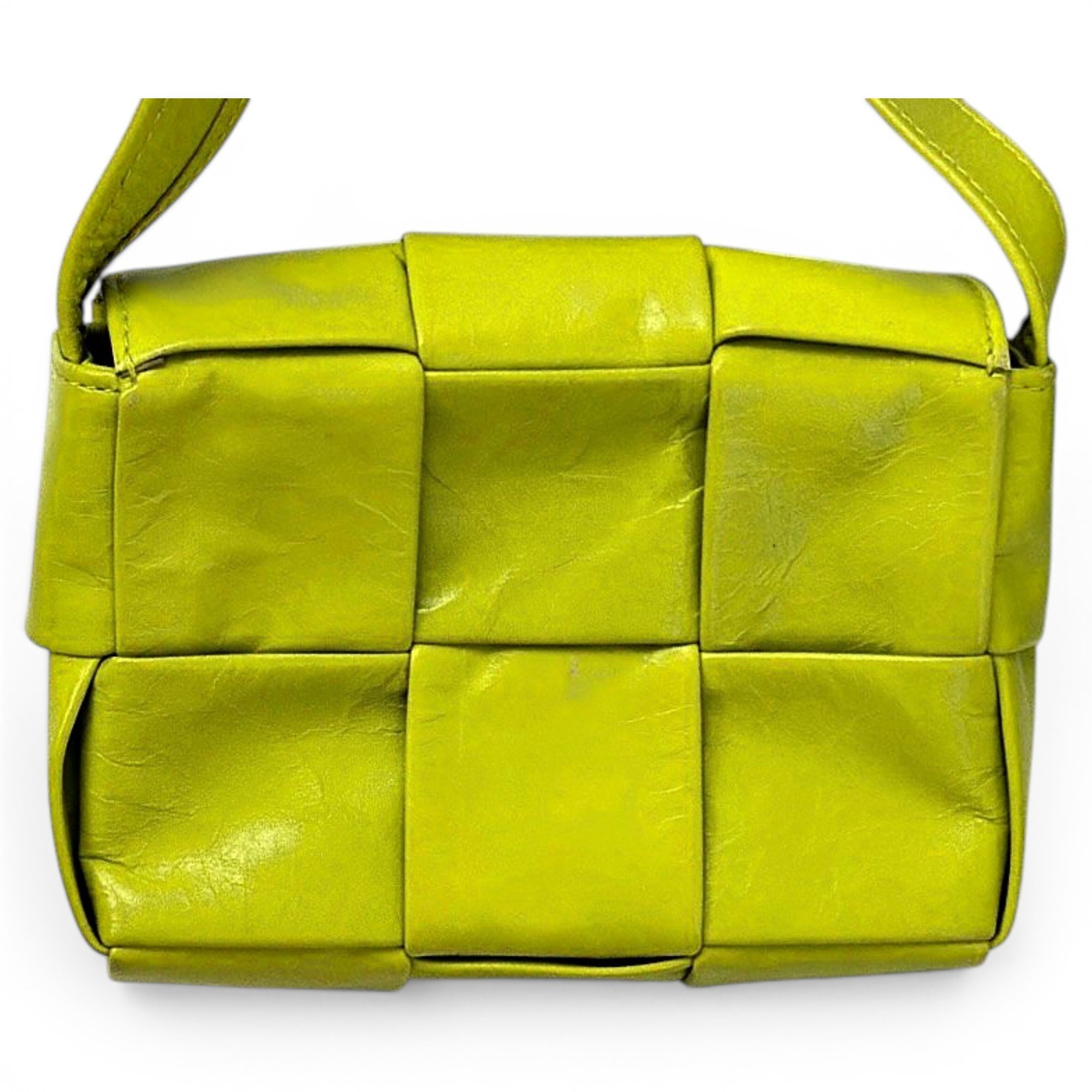 Cassette leather crossbody bag