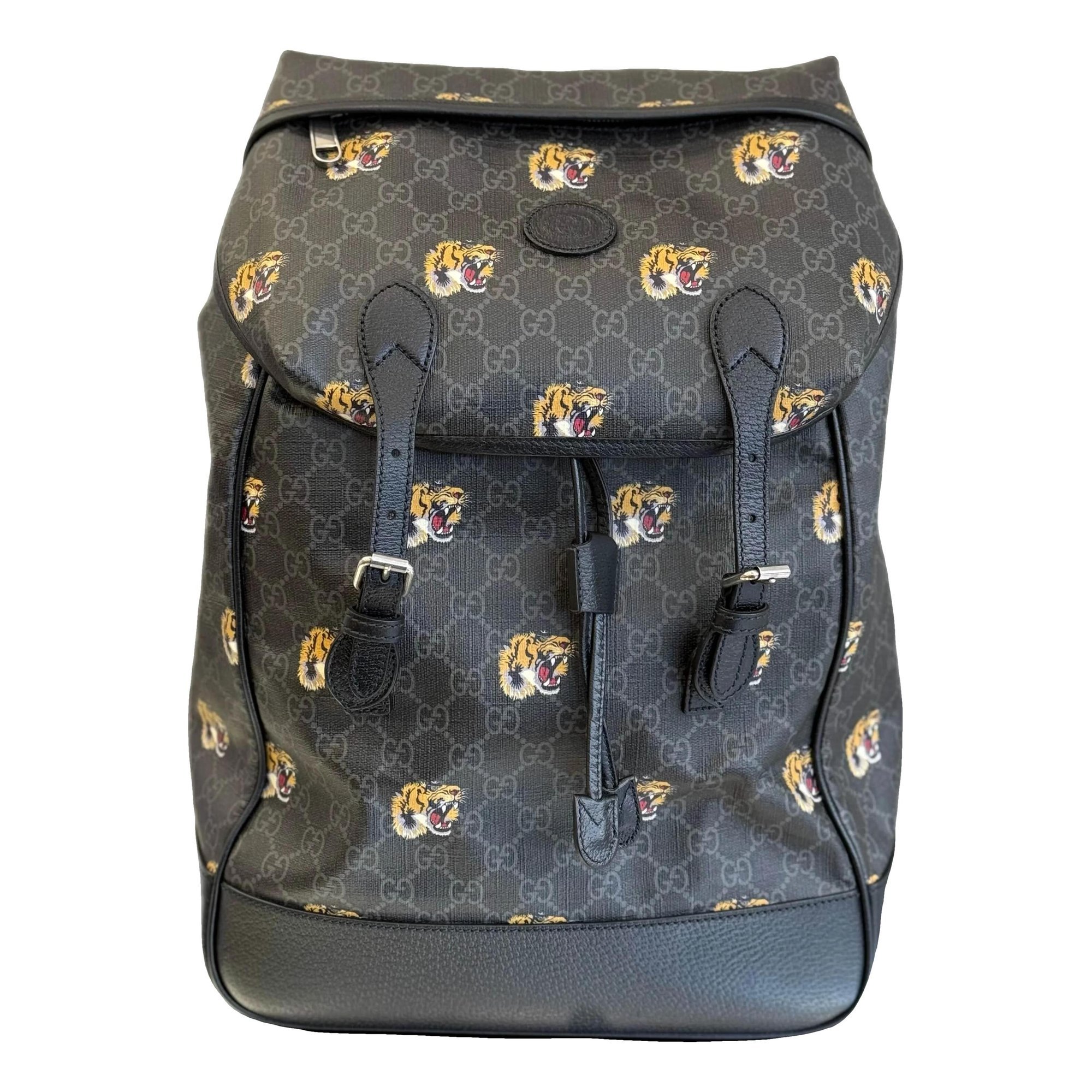 Leather backpack