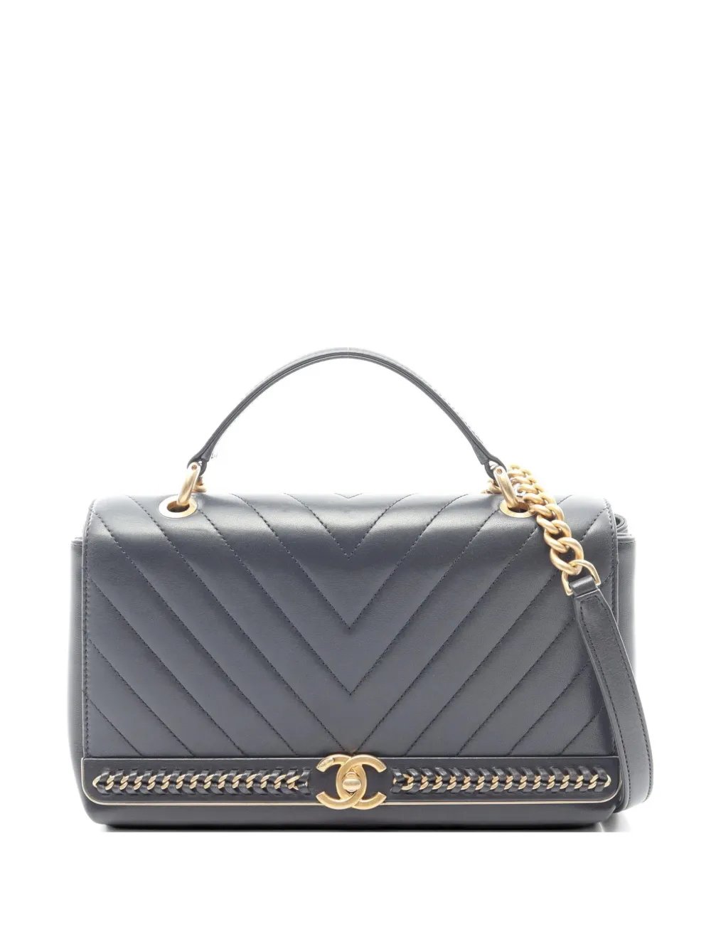 2017-2018 V-Stitch chain shoulder bag