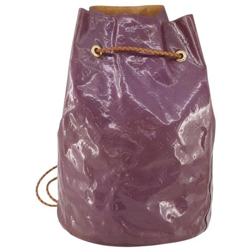 Patent leather handbag