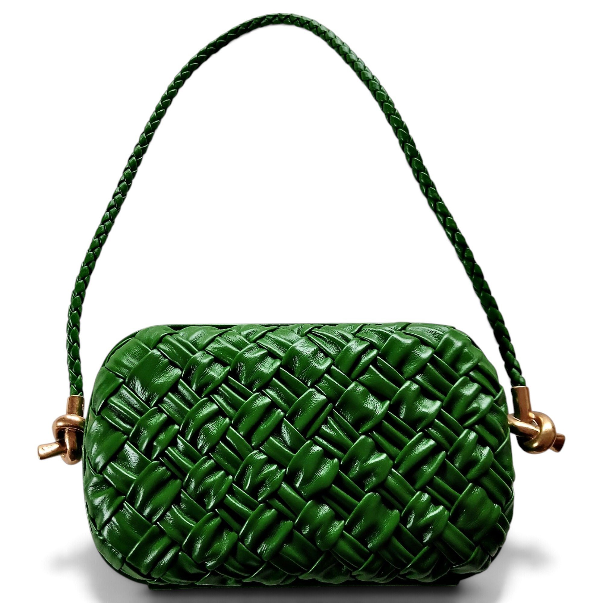 Knot leather crossbody bag