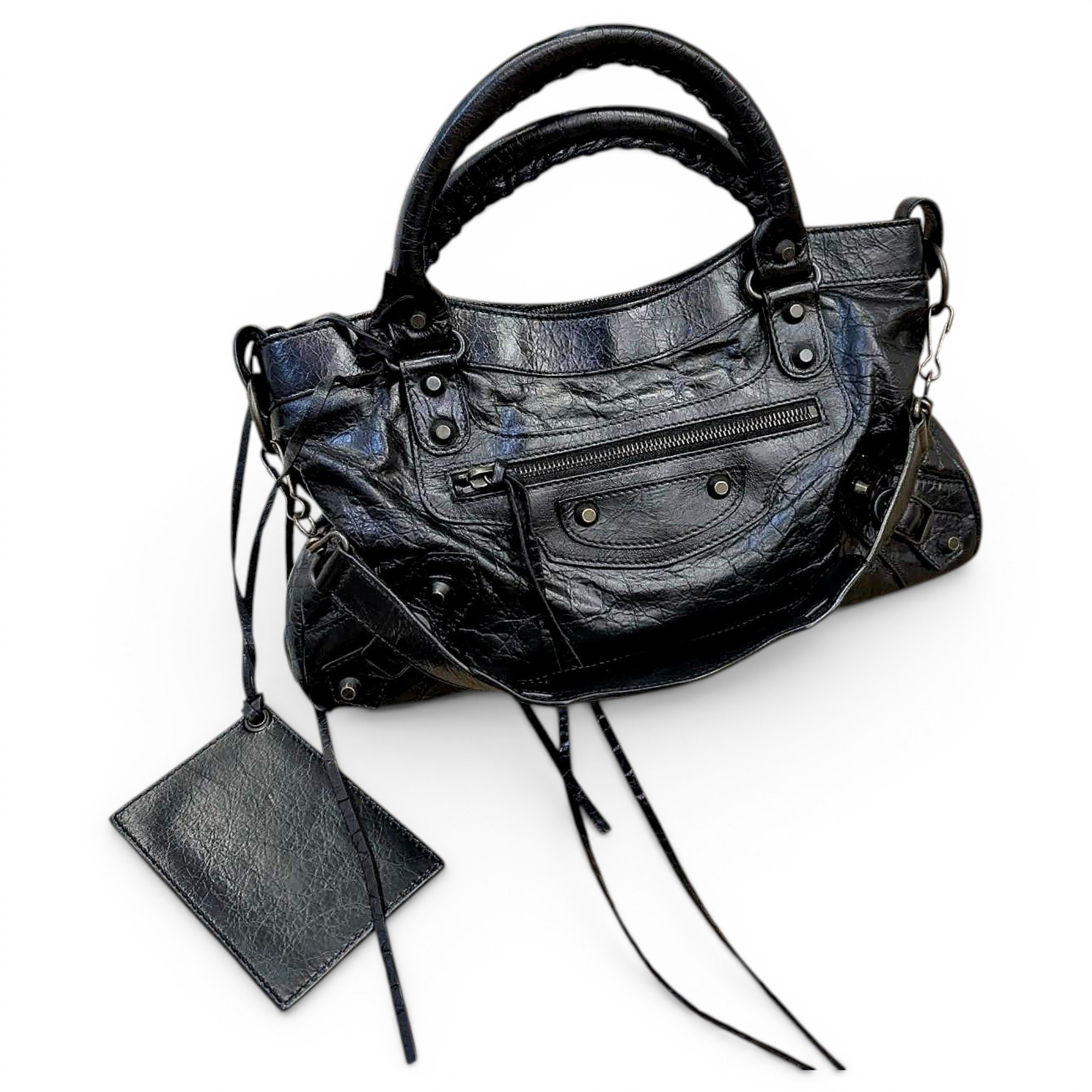 Leather handbag