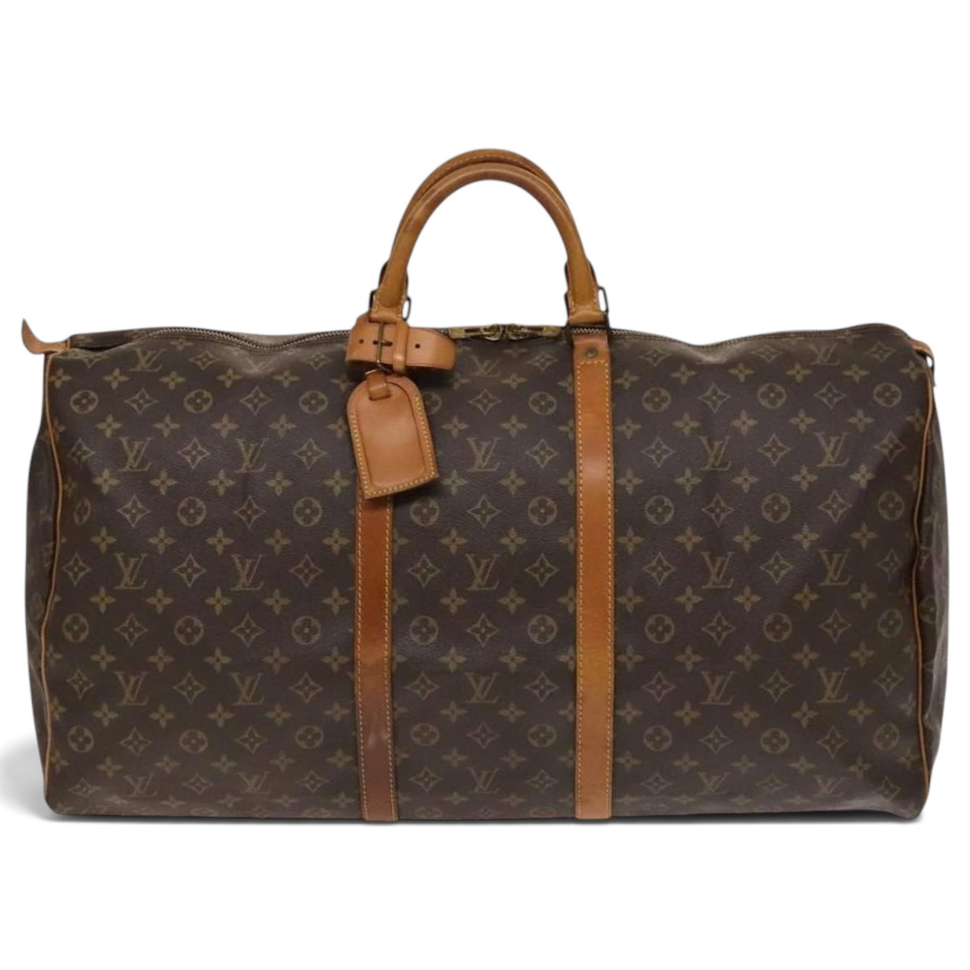 Leather bowling bag