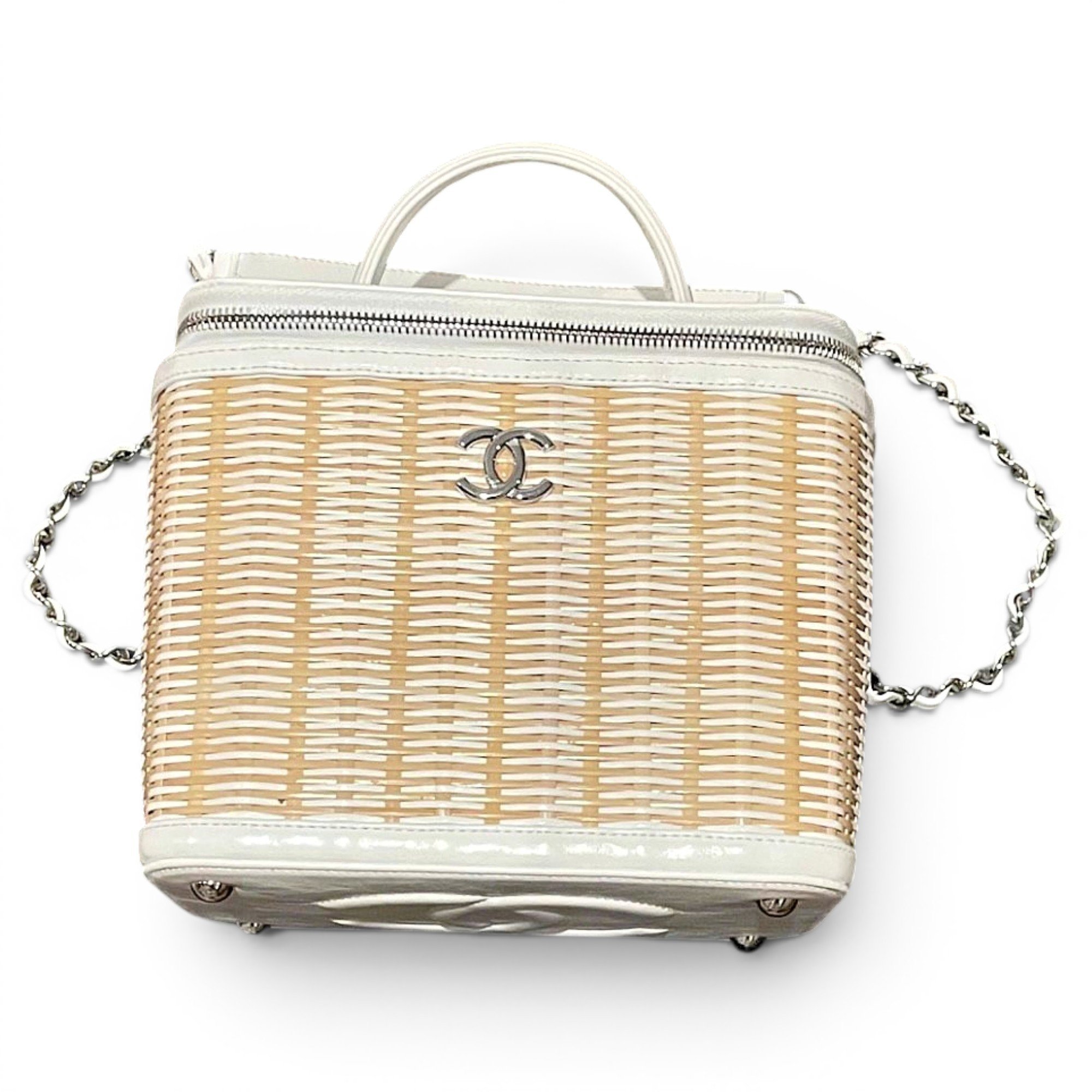 Vanity leather crossbody bag