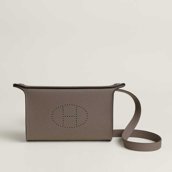 Gris Étain Hermès Videpoches Bag