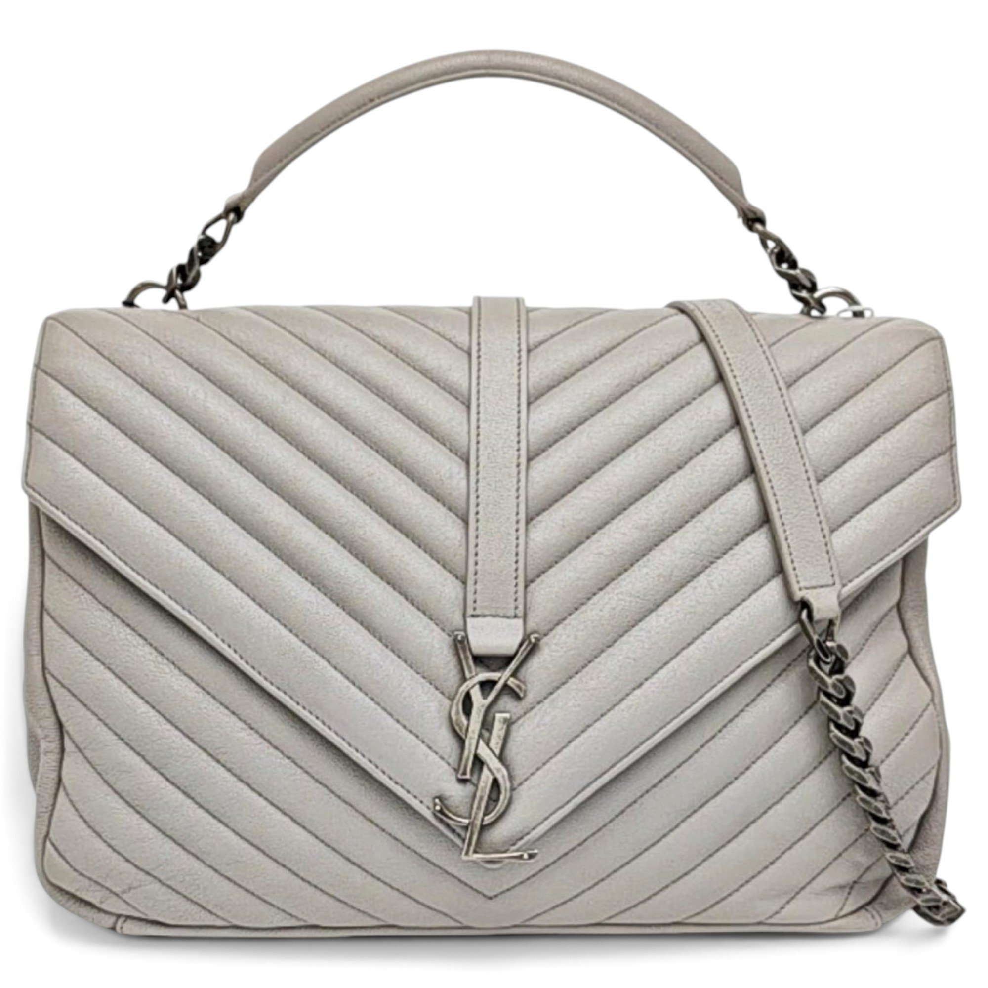Collége monogramme leather handbag