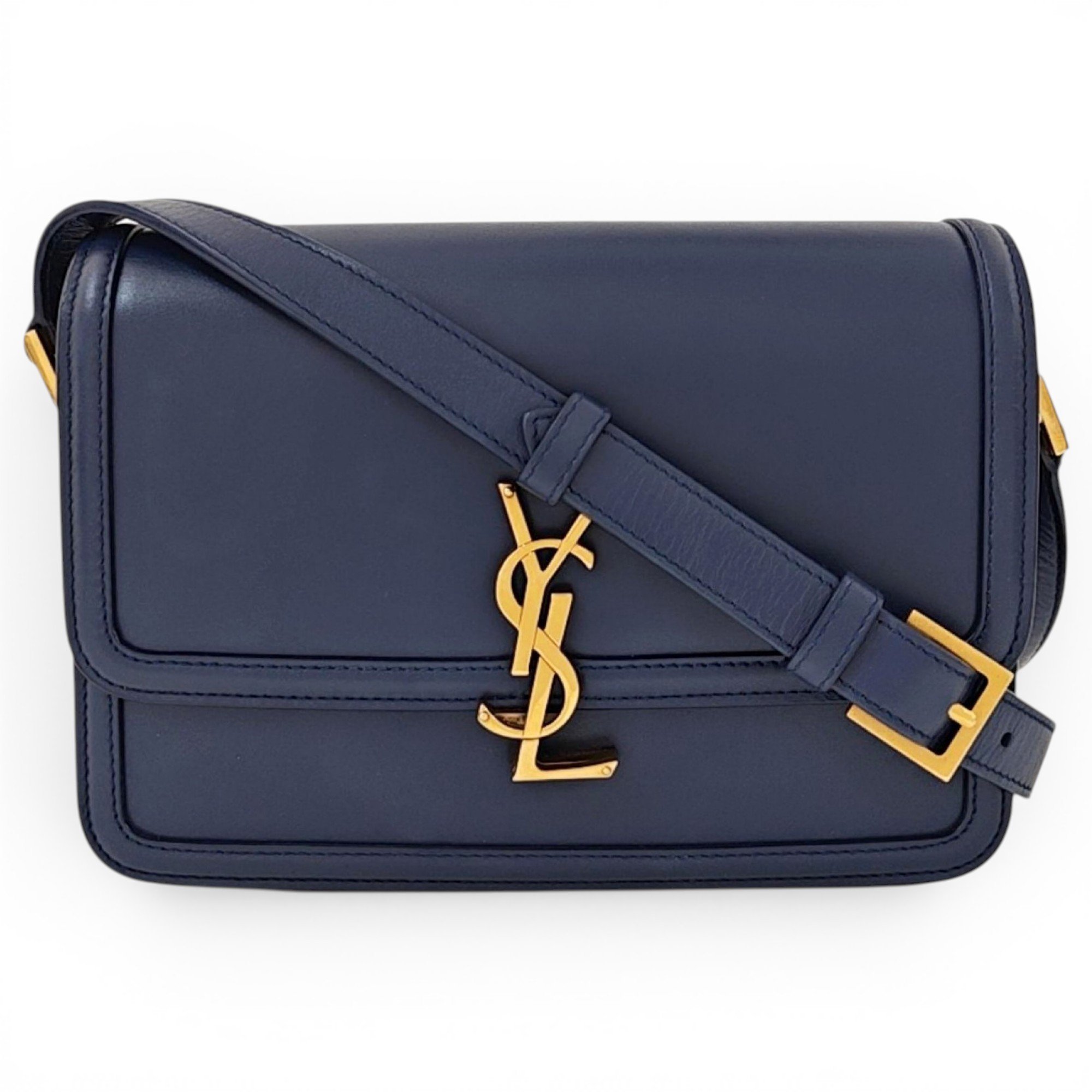 Solférino leather handbag