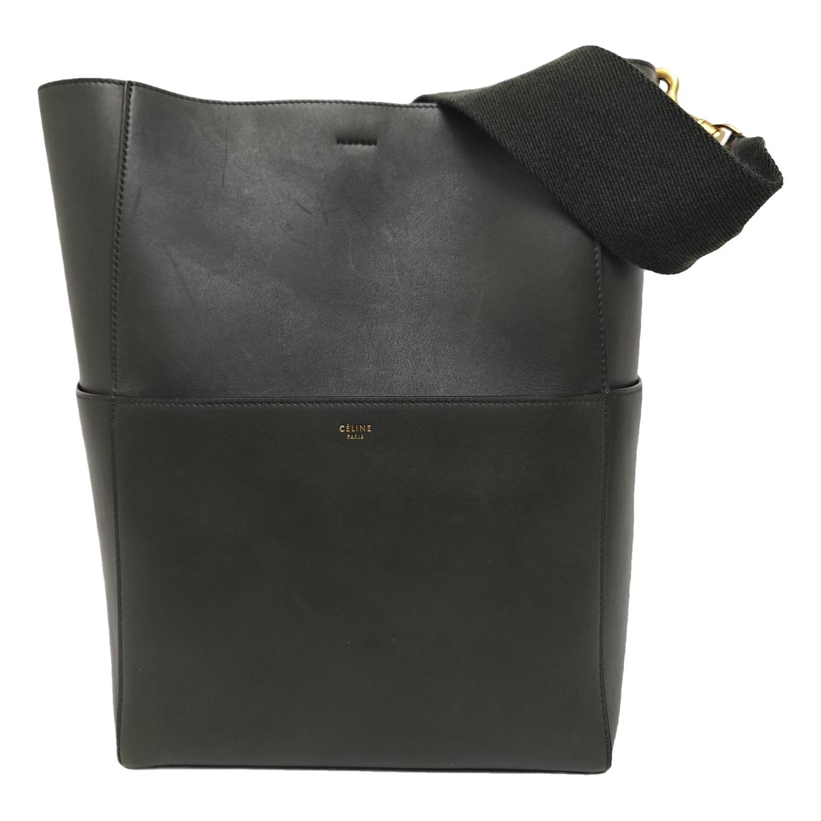 Seau Sangle leather tote