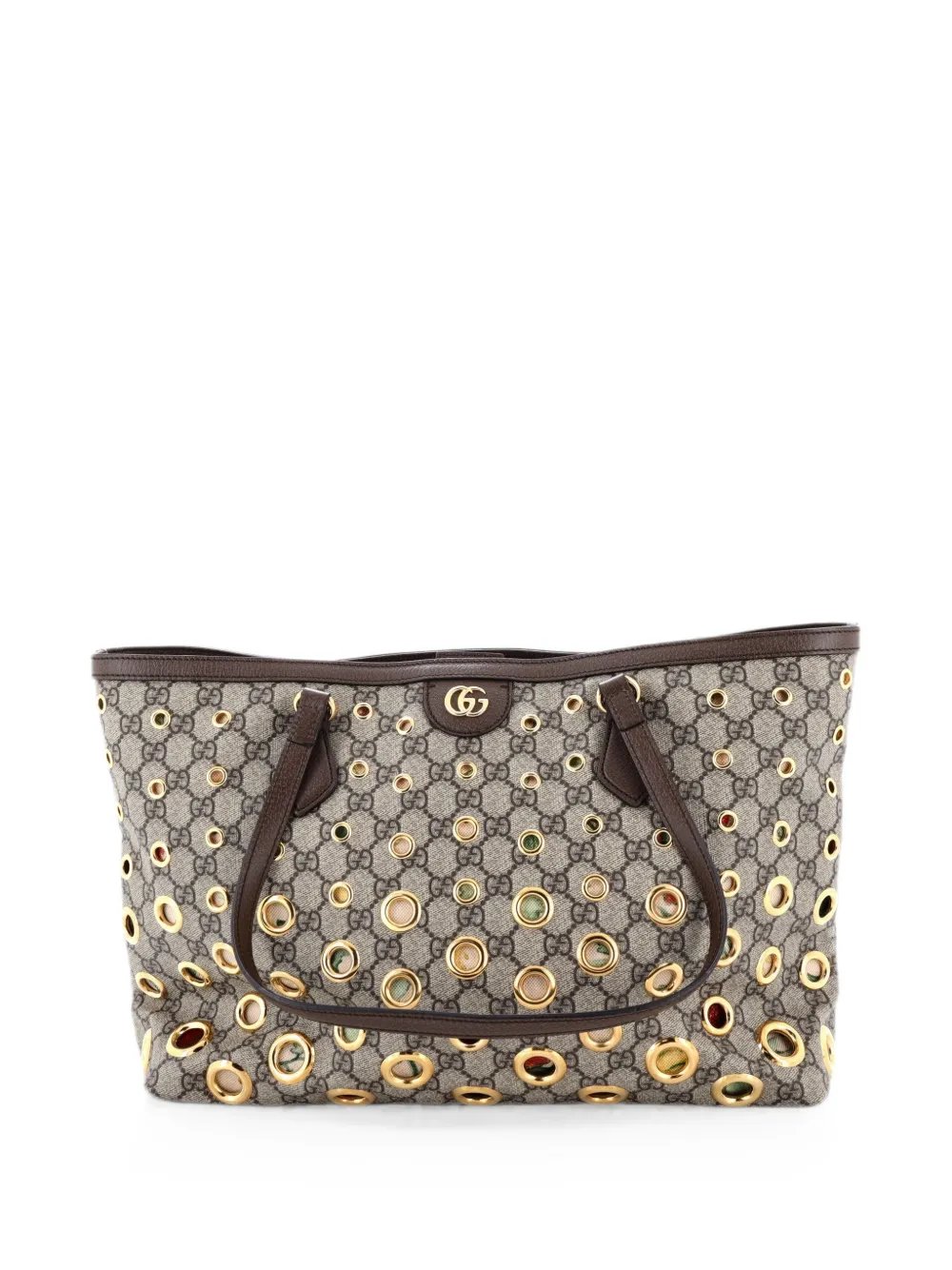 Ophidia Grommet GG Coated Canvas Medium tote bag
