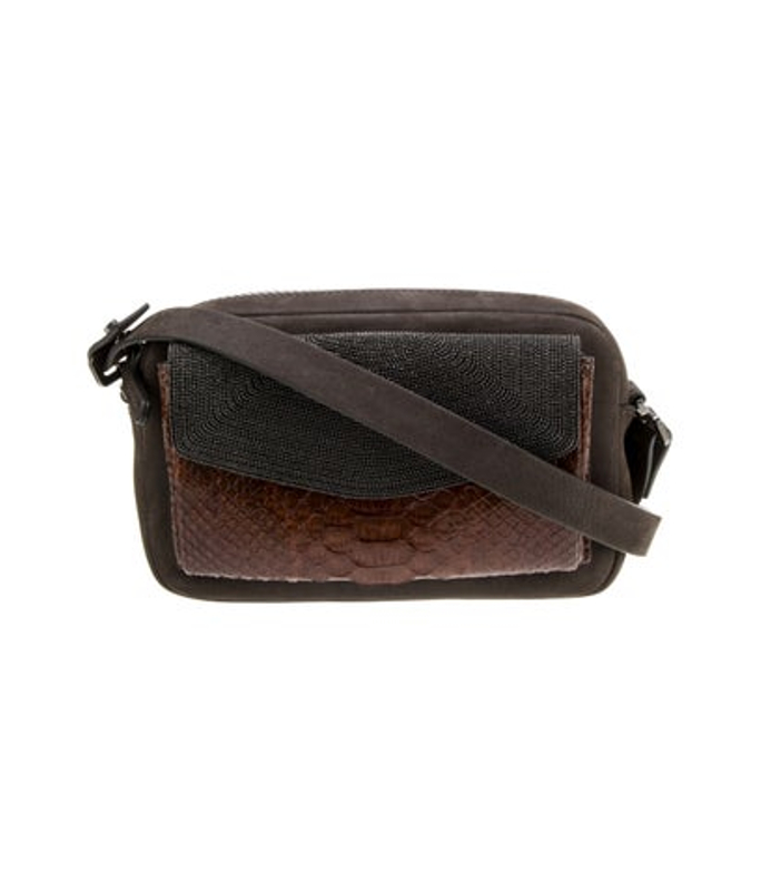 Brunello Cucinelli Cucinelli Suede Crossbody Bag