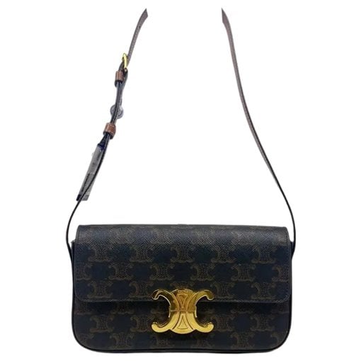Triomphe leather handbag