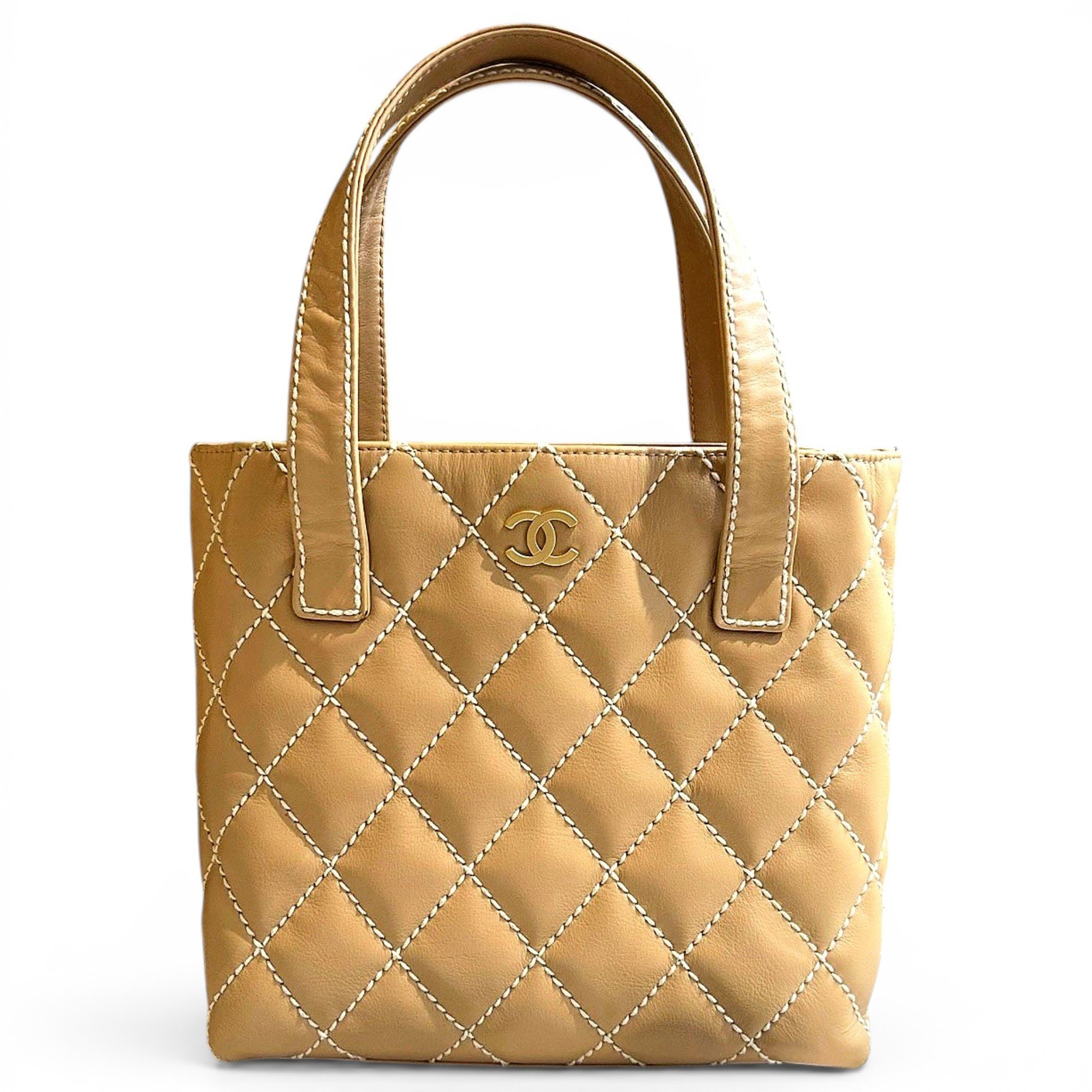 Leather tote
