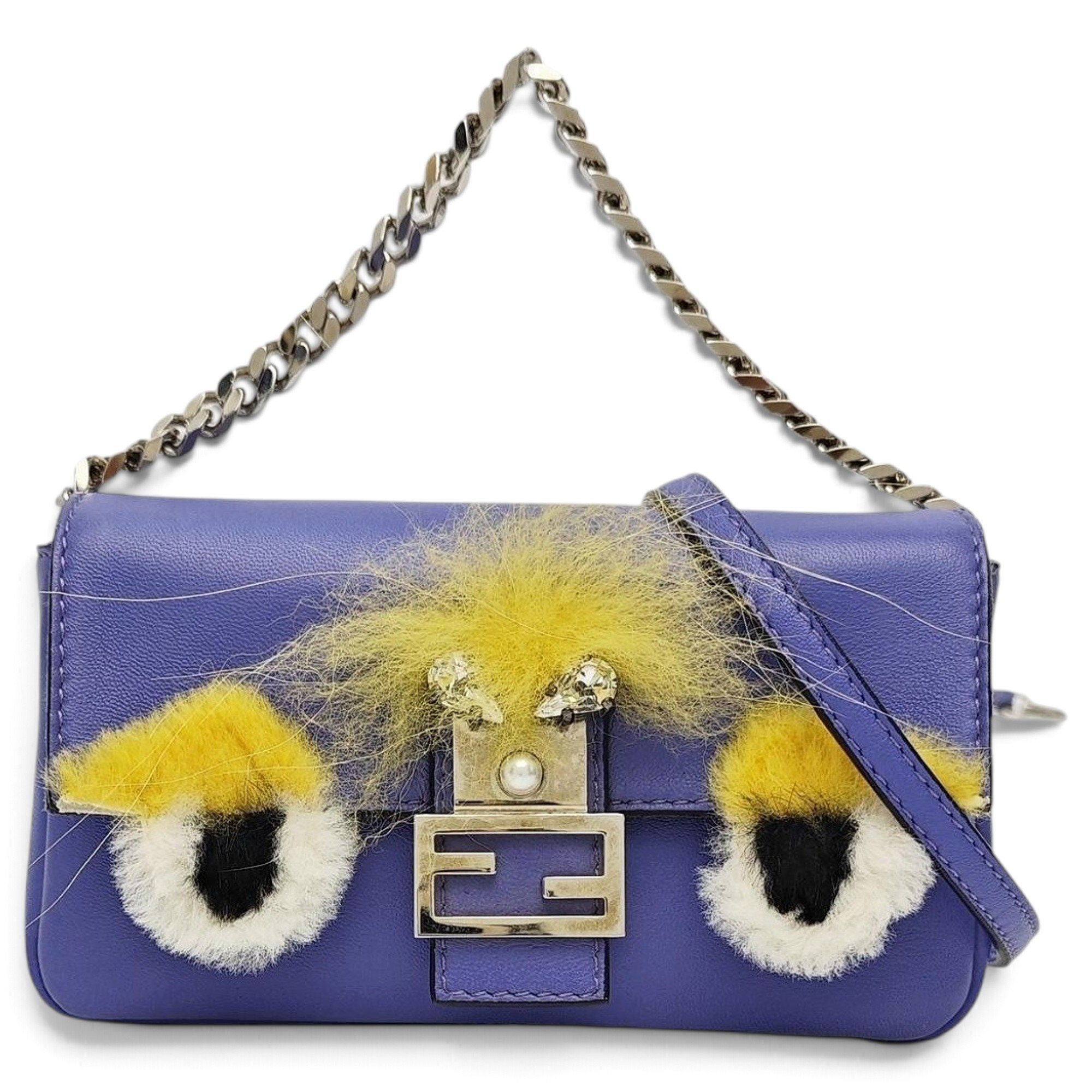 Baguette leather handbag