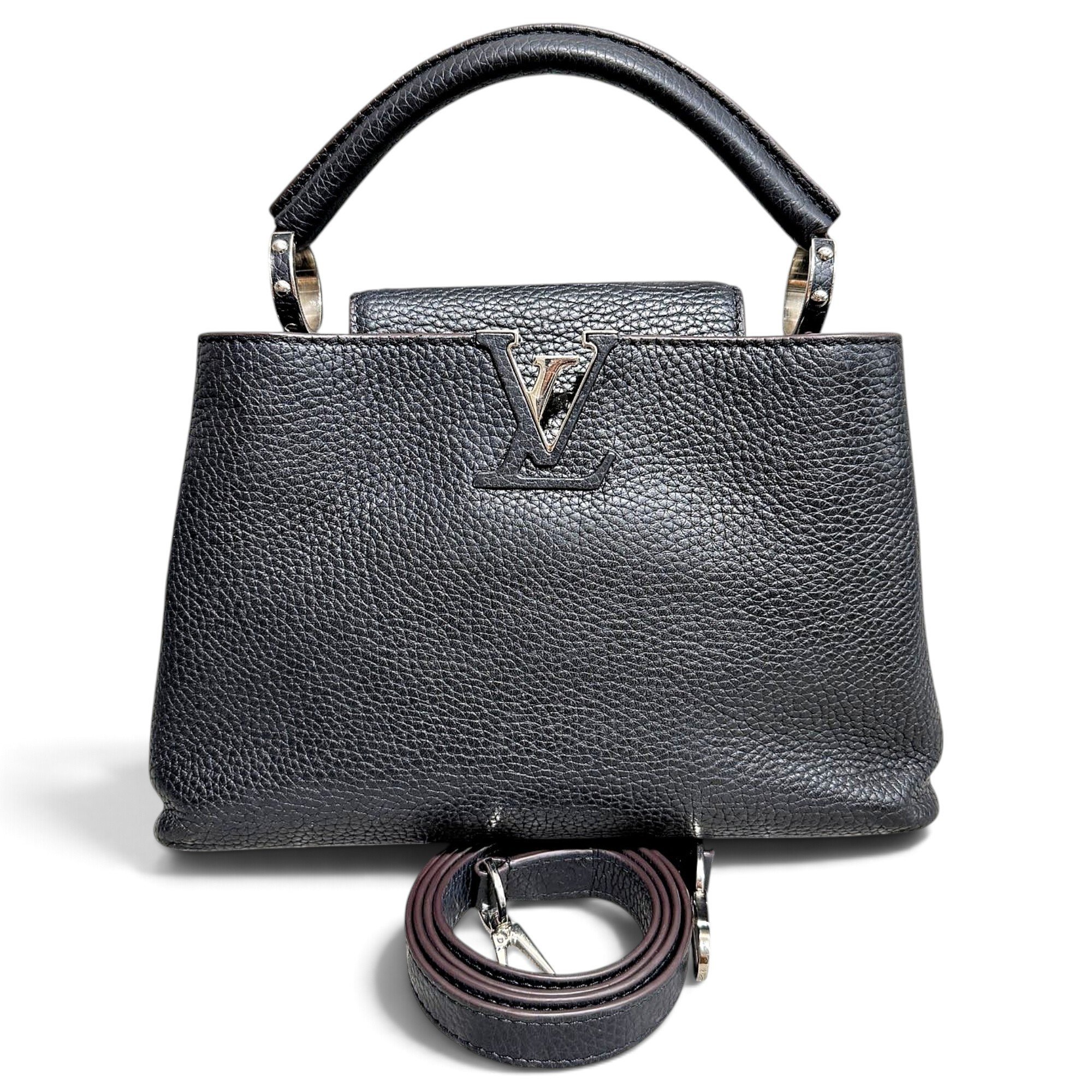 Capucines leather handbag