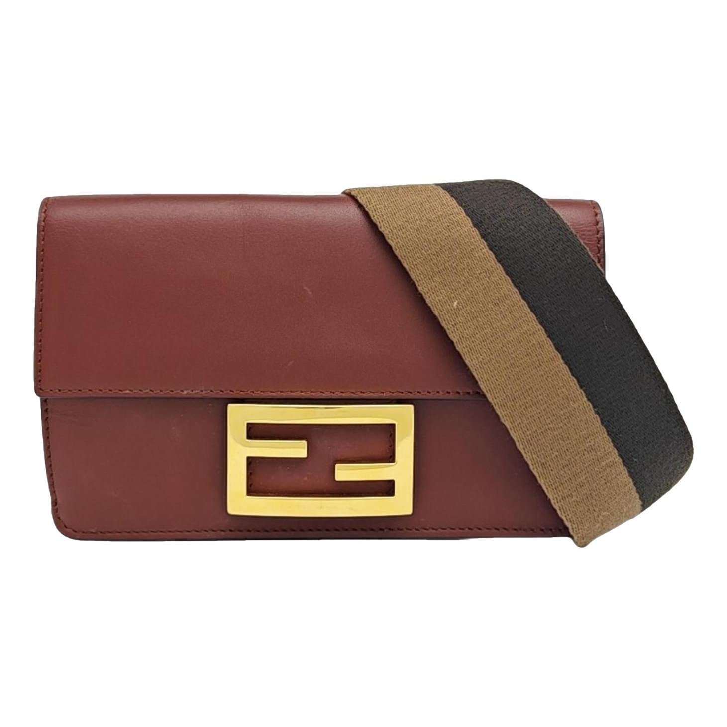 Baguette leather handbag